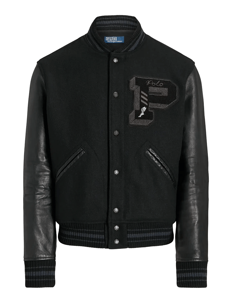 Polo Ralph Lauren - The Iconic Letterman Jacket - varsity-jacken - polo black - 1