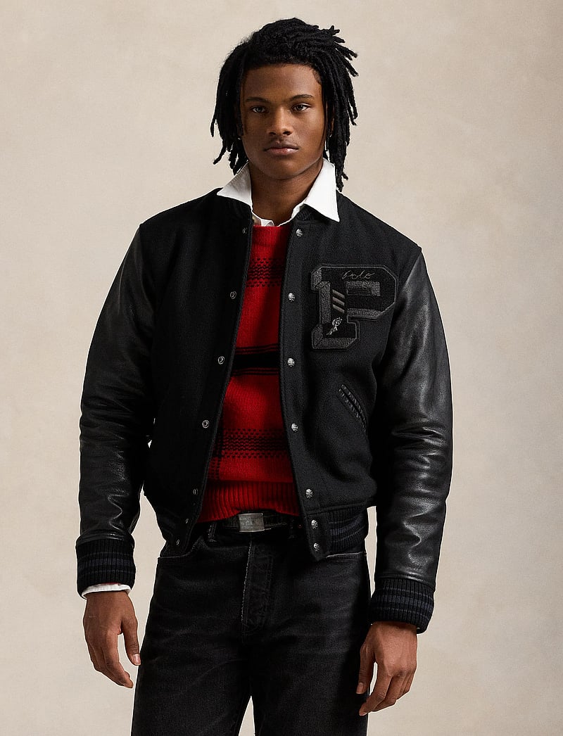 Polo Ralph Lauren - The Iconic Letterman Jacket - varsity-jacken - polo black - 3