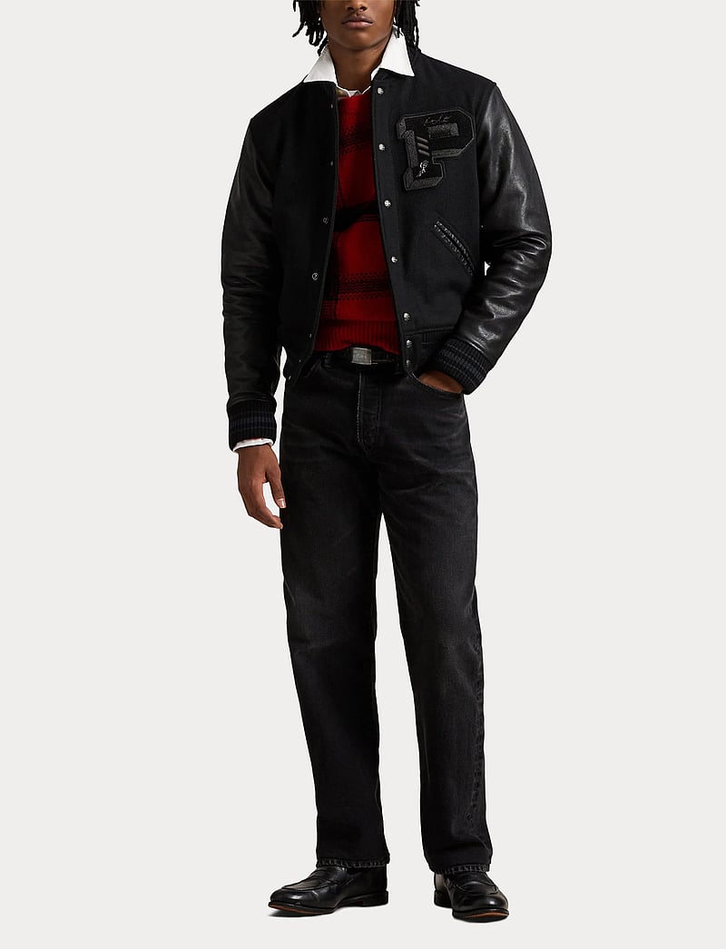 Polo Ralph Lauren - The Iconic Letterman Jacket - varsity-jacken - polo black - 4