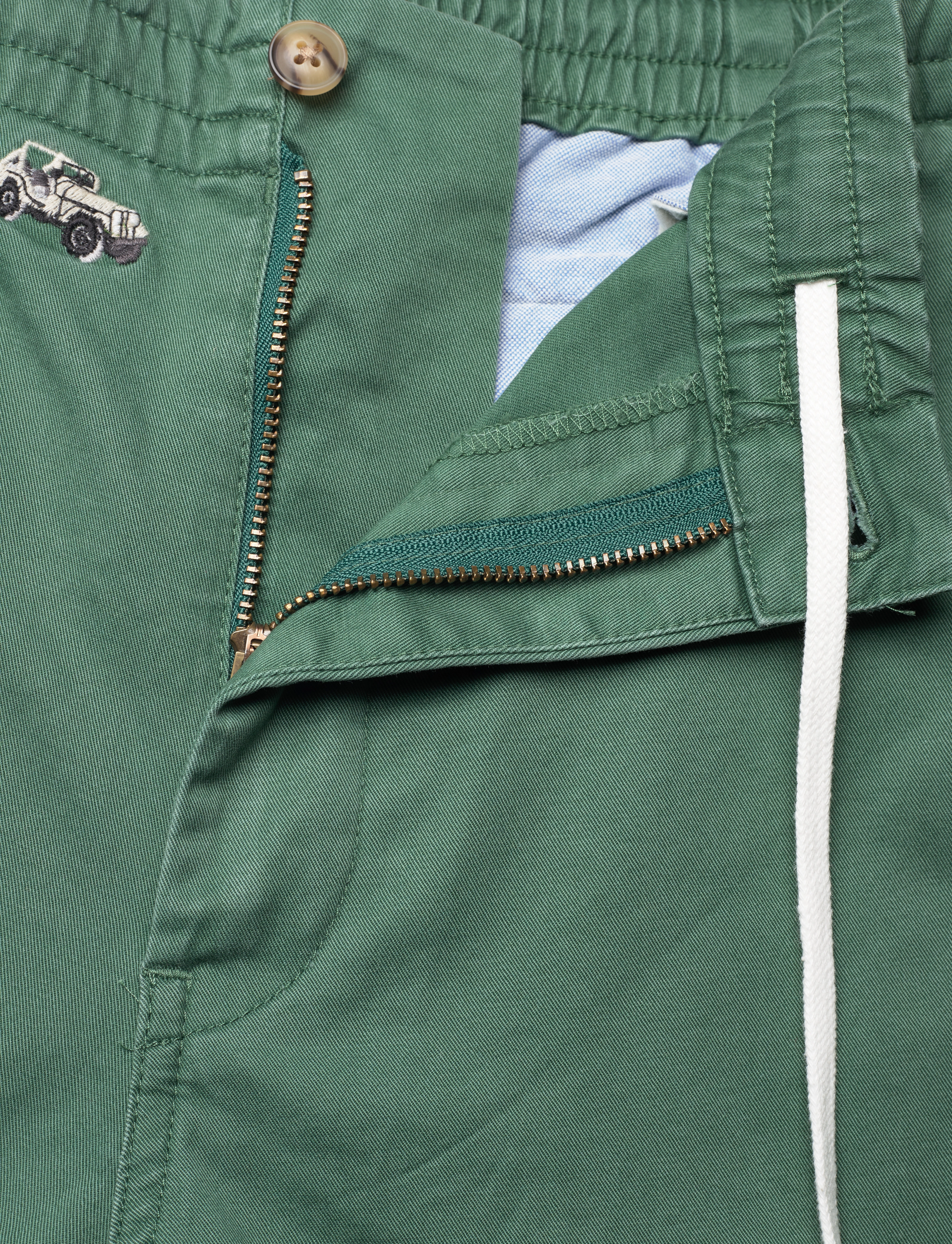 Polo Ralph Lauren - 32/1 STRETCH TWILL-CLASSIC FIT PREP - washed forest w/j - 4