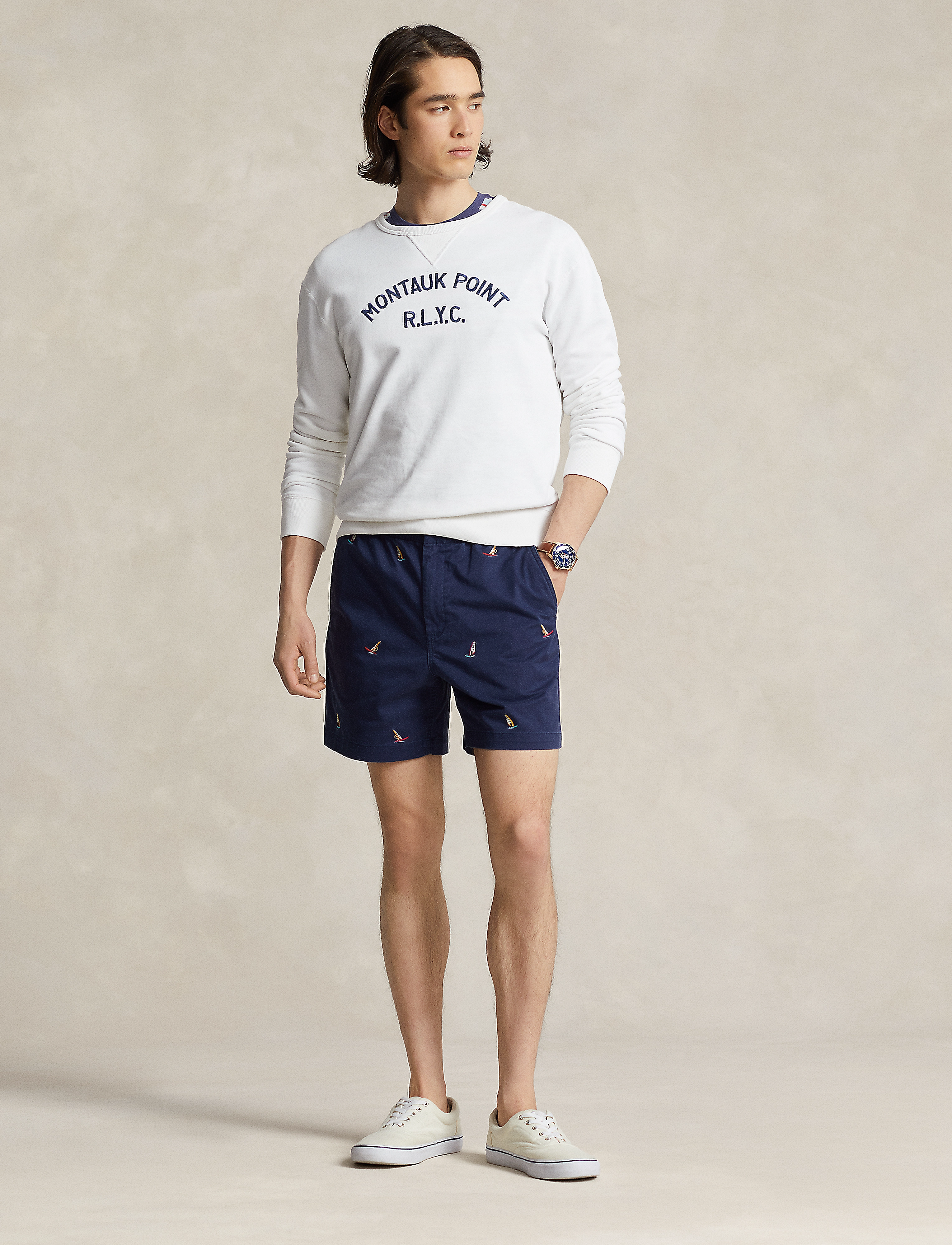 Polo Ralph Lauren - CLASSIC FIT PREPSTER SHORT - newport navy w/wi - 2