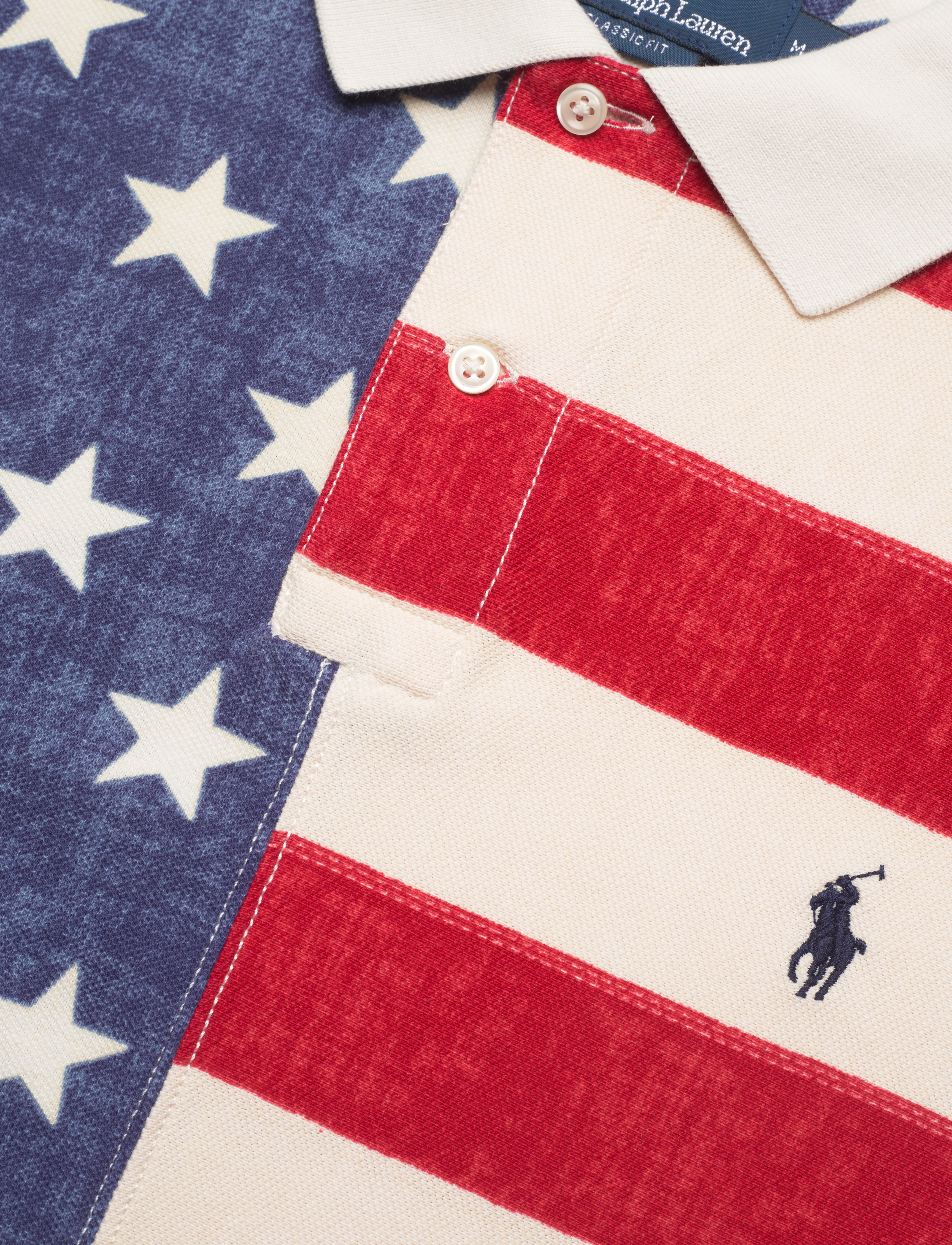 Polo Ralph Lauren - 20/1 MESH-SSL-PSH - antique cream mul - 3
