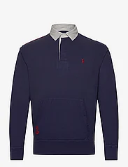 Polo Ralph Lauren - Classic Fit Flag-Patch Rugby Shirt - długi rękaw - boathouse navy - 1