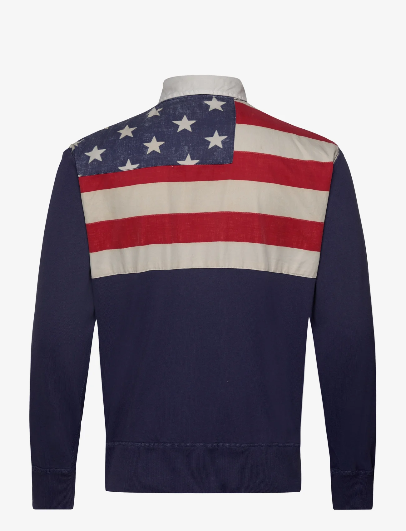Polo Ralph Lauren - Classic Fit Flag-Patch Rugby Shirt - polo krekli ar garām piedurknēm - boathouse navy - 1