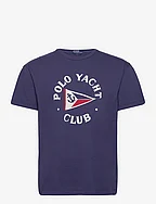 Classic Fit Polo Yacht Club T-Shirt - BOATHOUSE NAVY