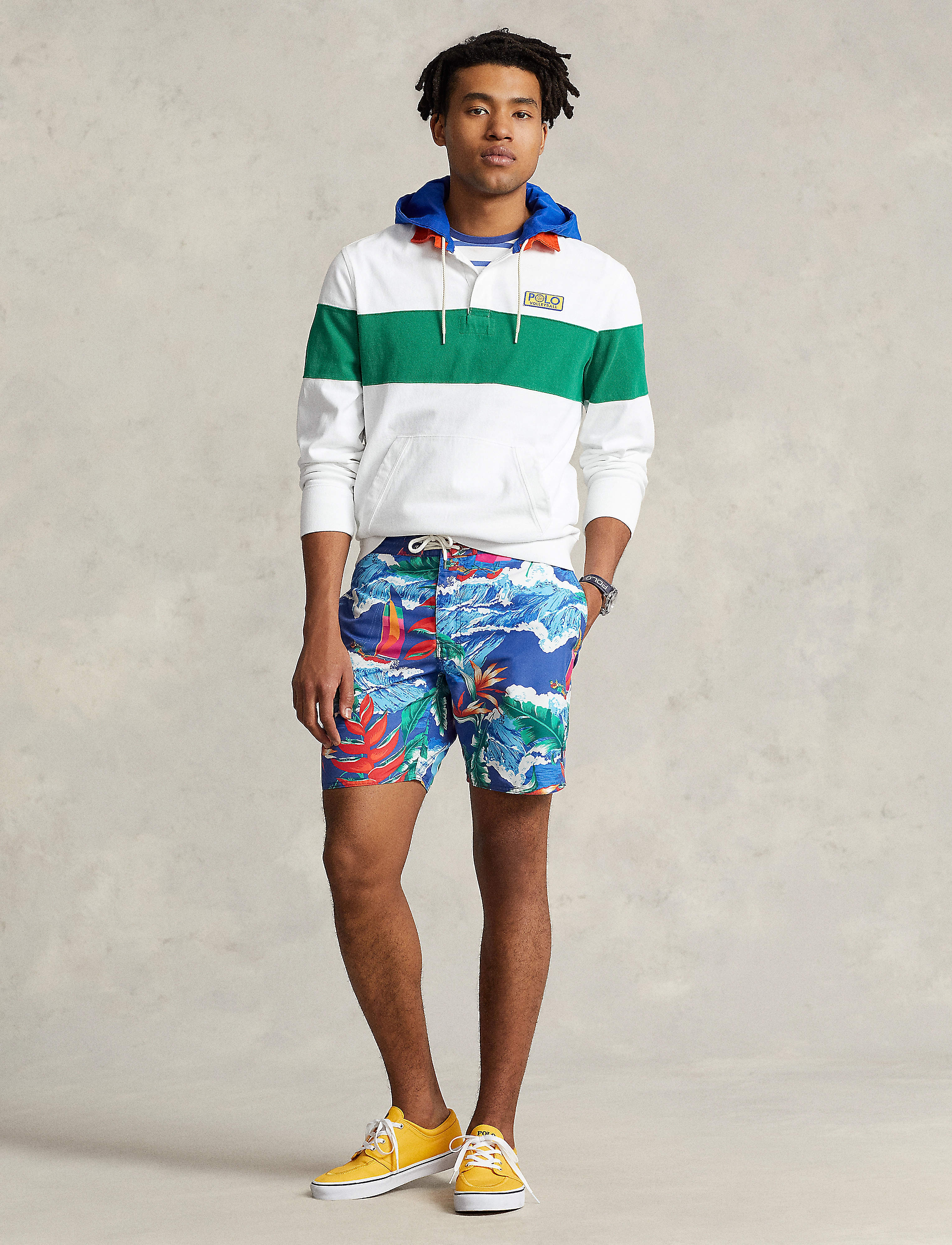 Polo Ralph Lauren - RECYCLED STRTCH PLY-MID-TRN - seabreeze tropica - 2