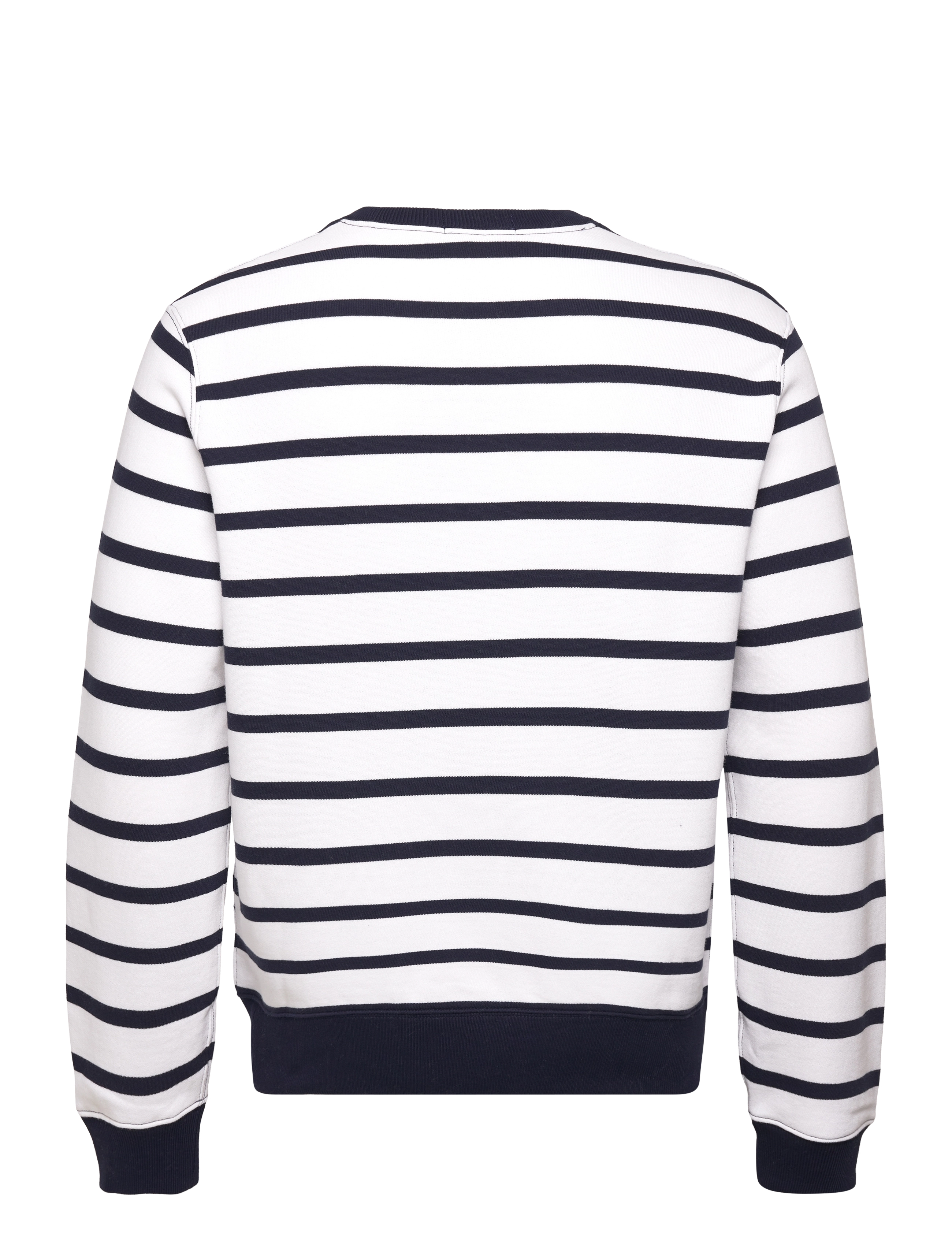 Polo Ralph Lauren - Polo Bear Striped Fleece Sweatshirt - pf23 wht/cruse nv - 1