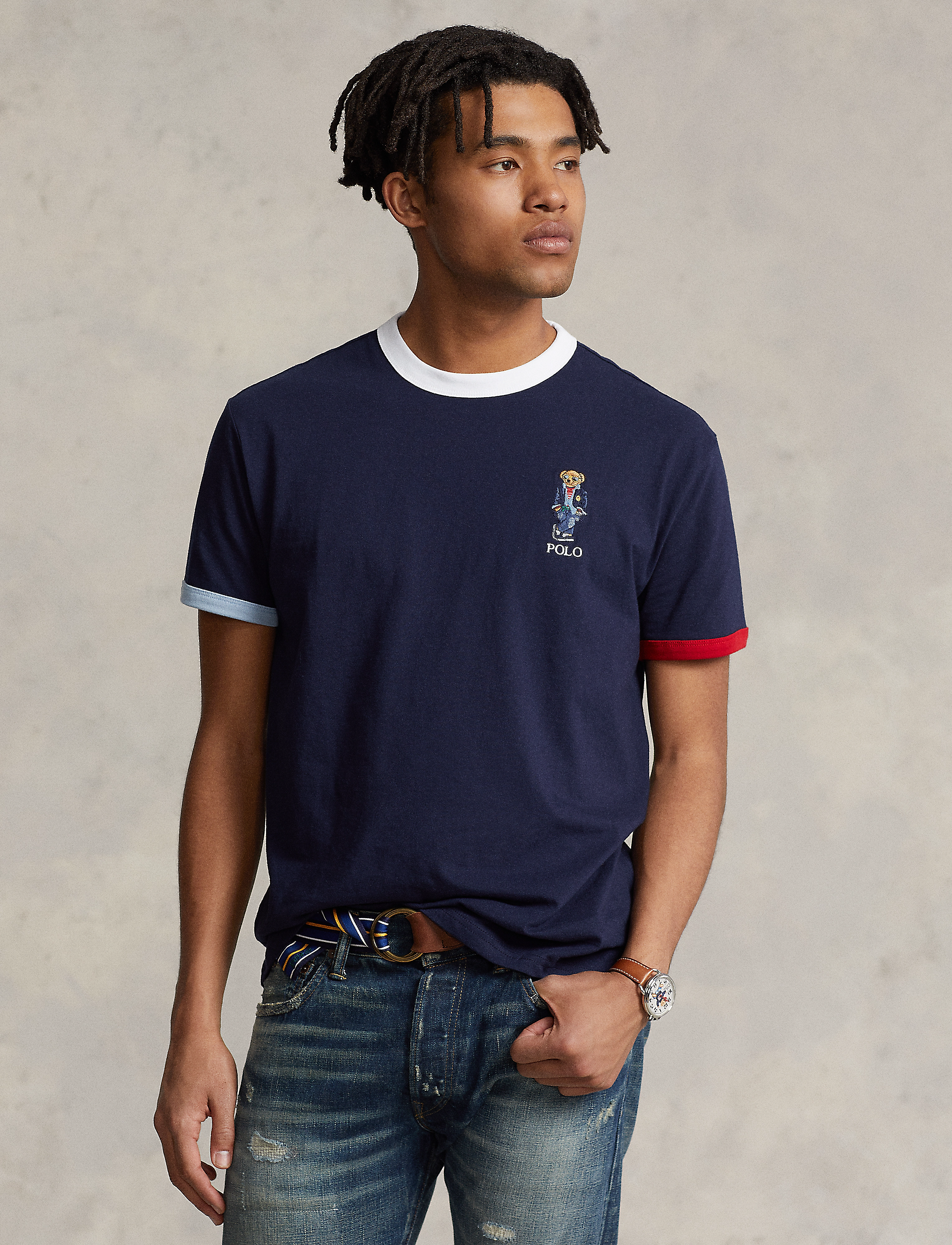 Polo Ralph Lauren - 26/1 JERSEY-SSL-TSH - pf 23 cruise navy - 2