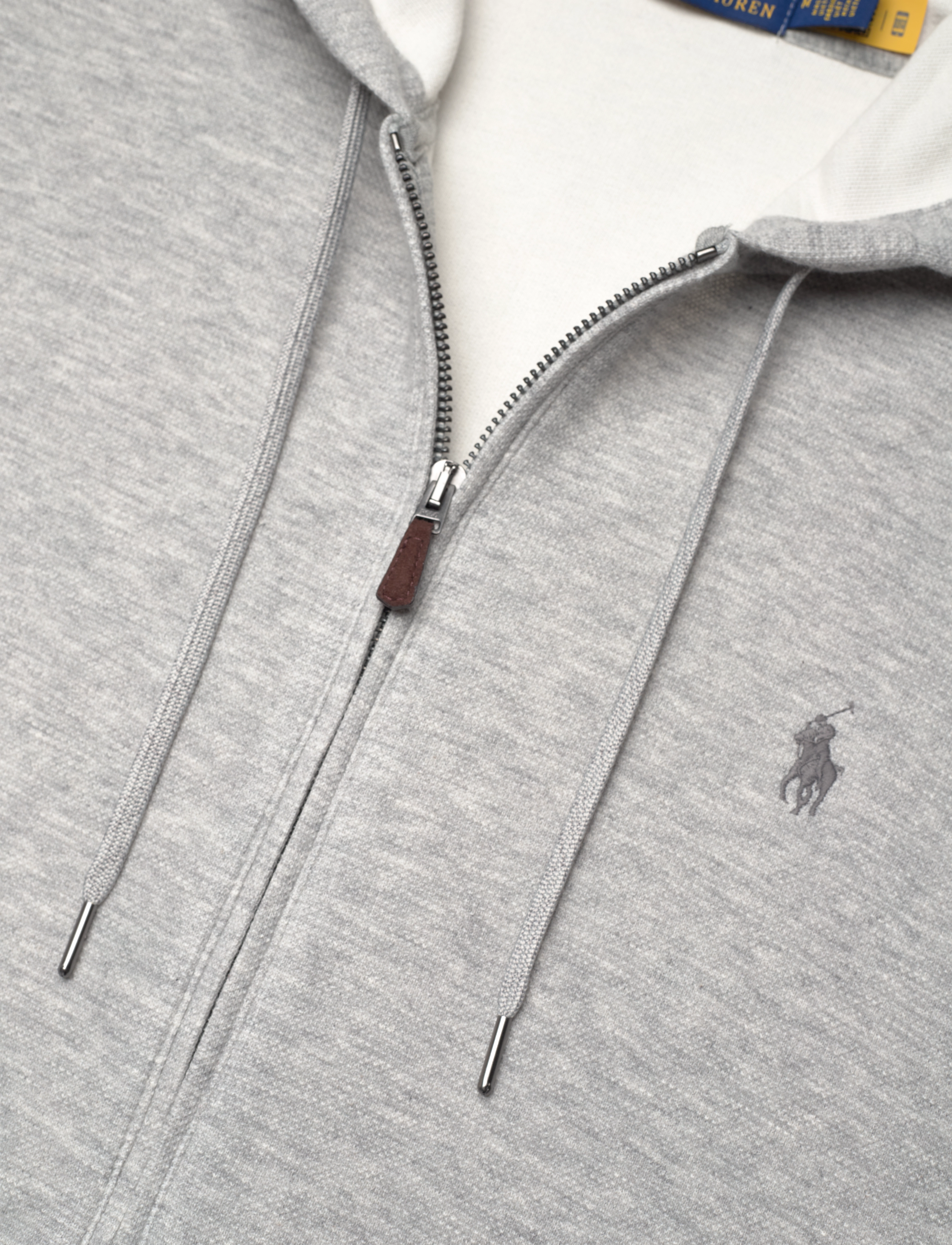 Polo Ralph Lauren - Double-Knit Mesh Full-Zip Hoodie - andover heather - 2