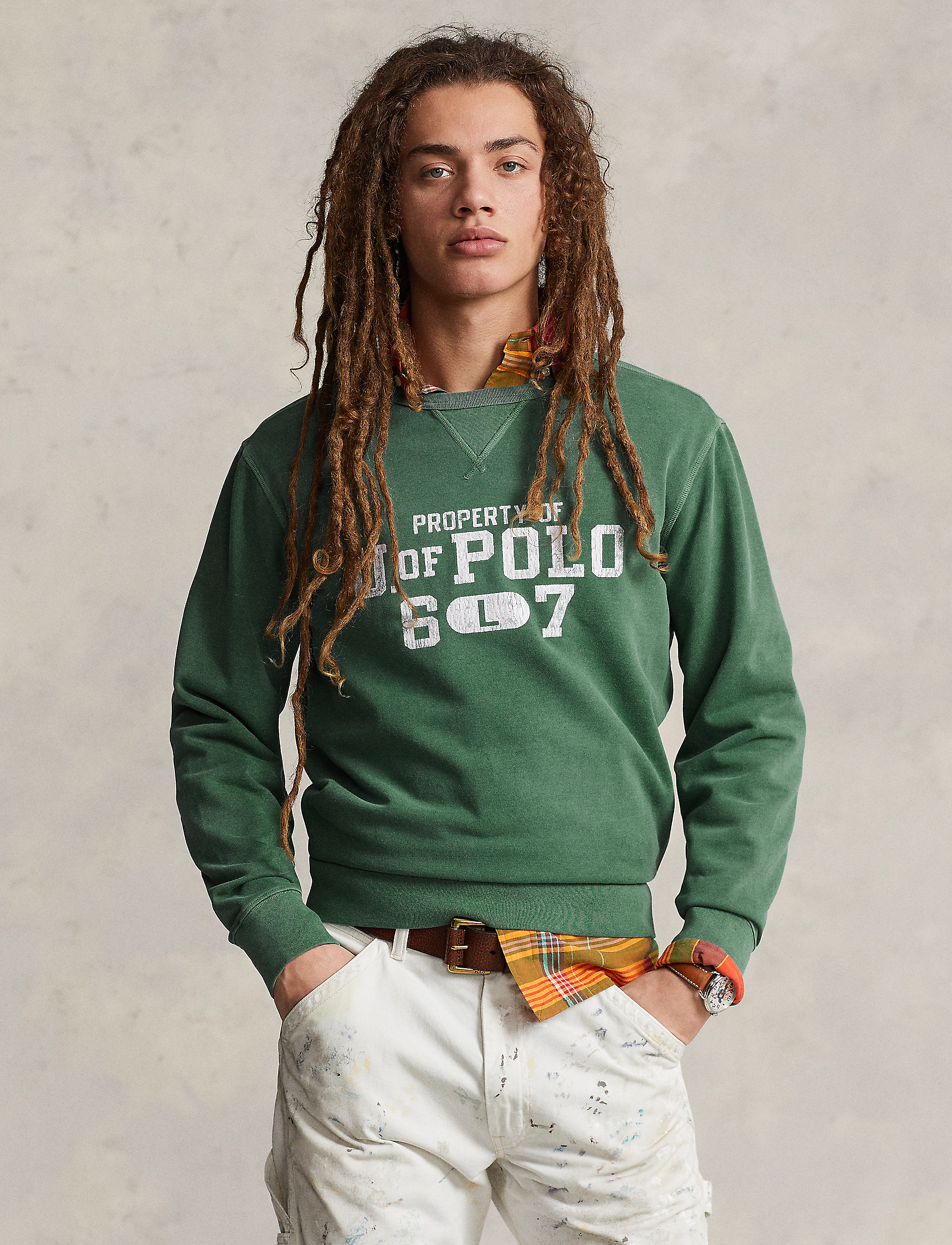 Polo Ralph Lauren - SEASONAL FLEECE-LSL-SWS - washed forest - 2