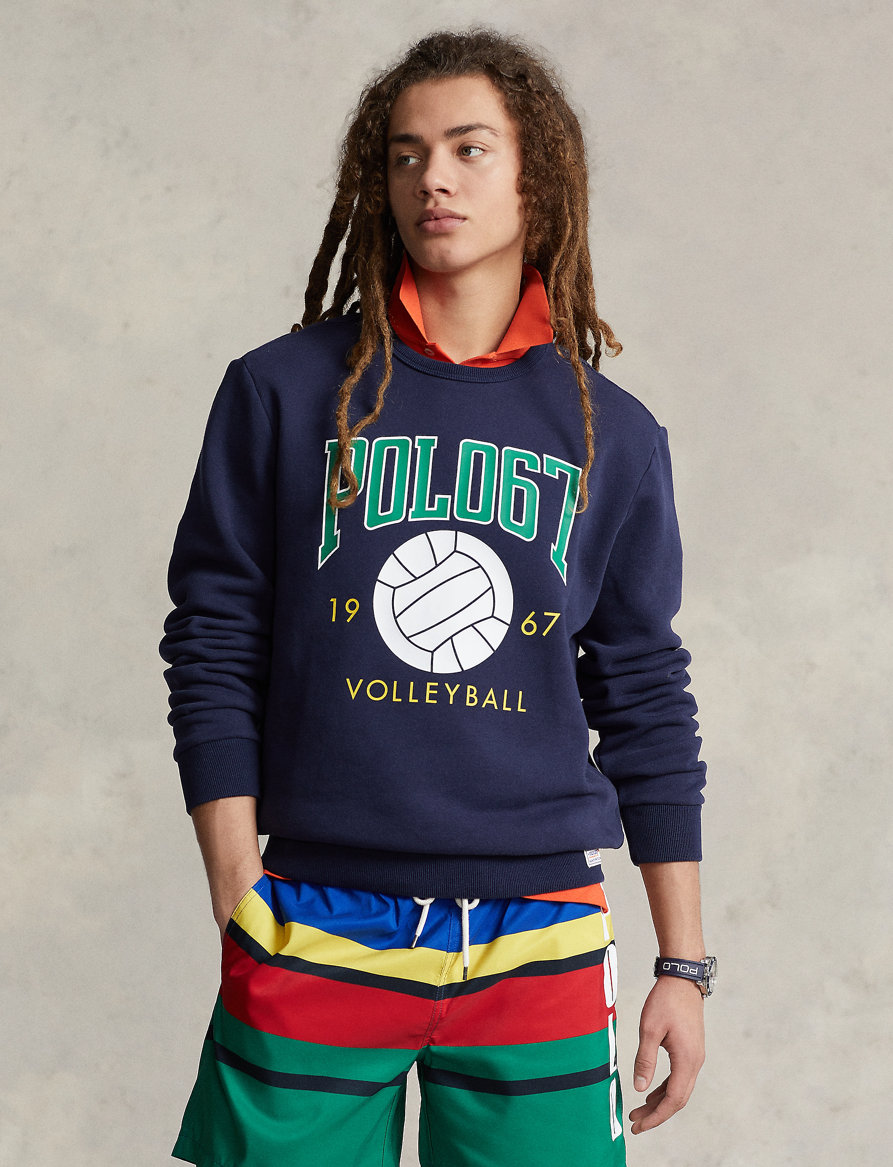 Polo Ralph Lauren - SEASONAL FLEECE-LSL-SWS - cruise navy - 2