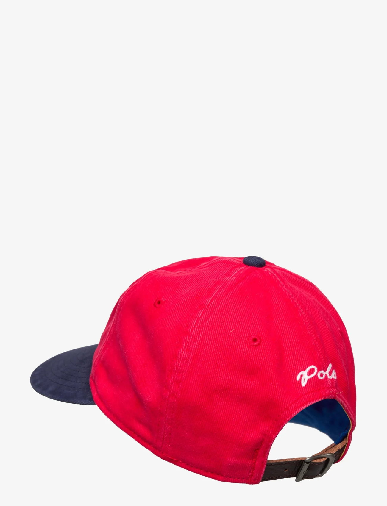 Polo Ralph Lauren - COTTON TWILL-CAP-HAT - cepures ar nagu - pandora red/newpo - 1