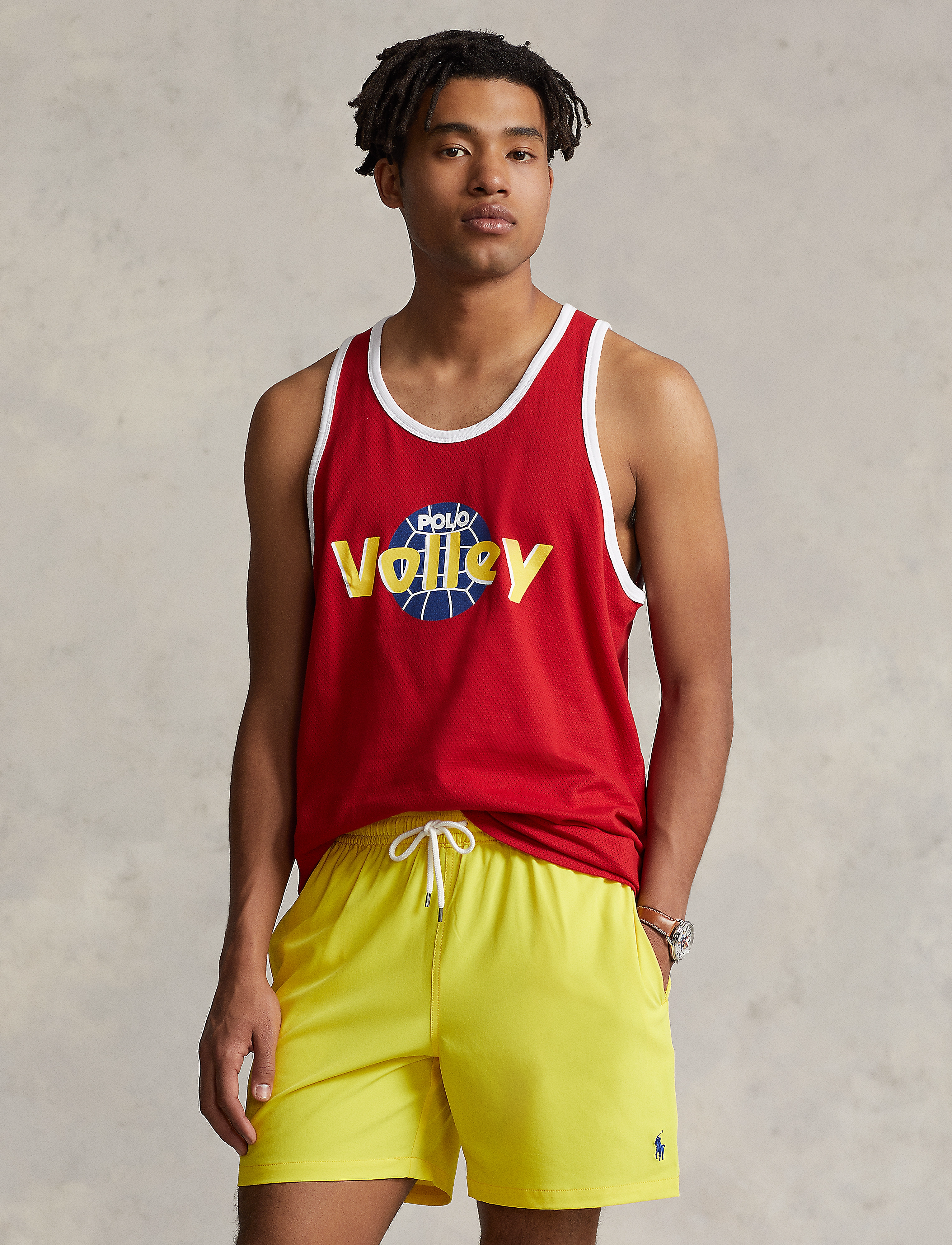 Polo Ralph Lauren - AIRTEX WAFFLE-SLS-TNK - rl2000 red multi - 2