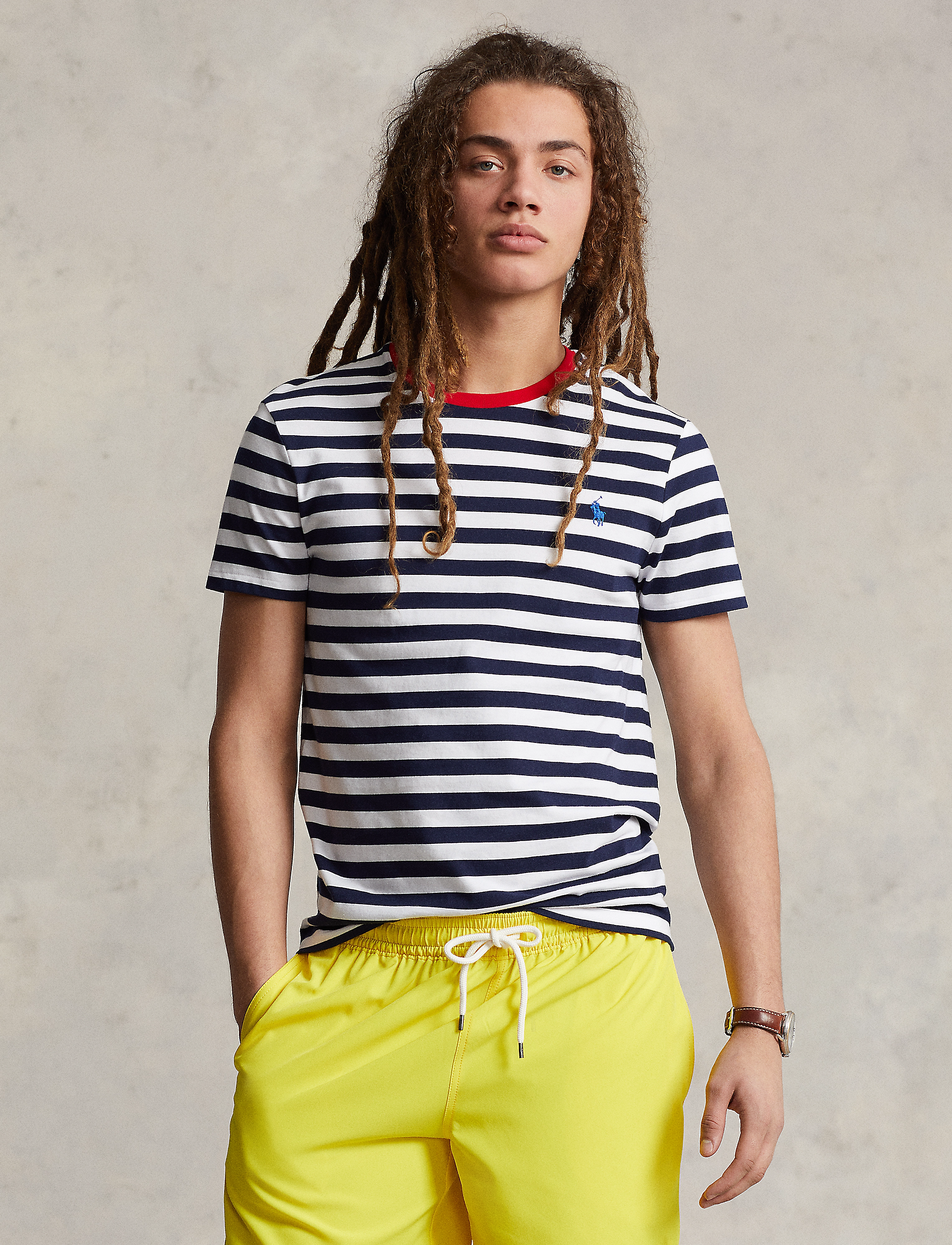 Polo Ralph Lauren - 26/1 JERSEY-SSL-TSH - cruise navy/white - 2