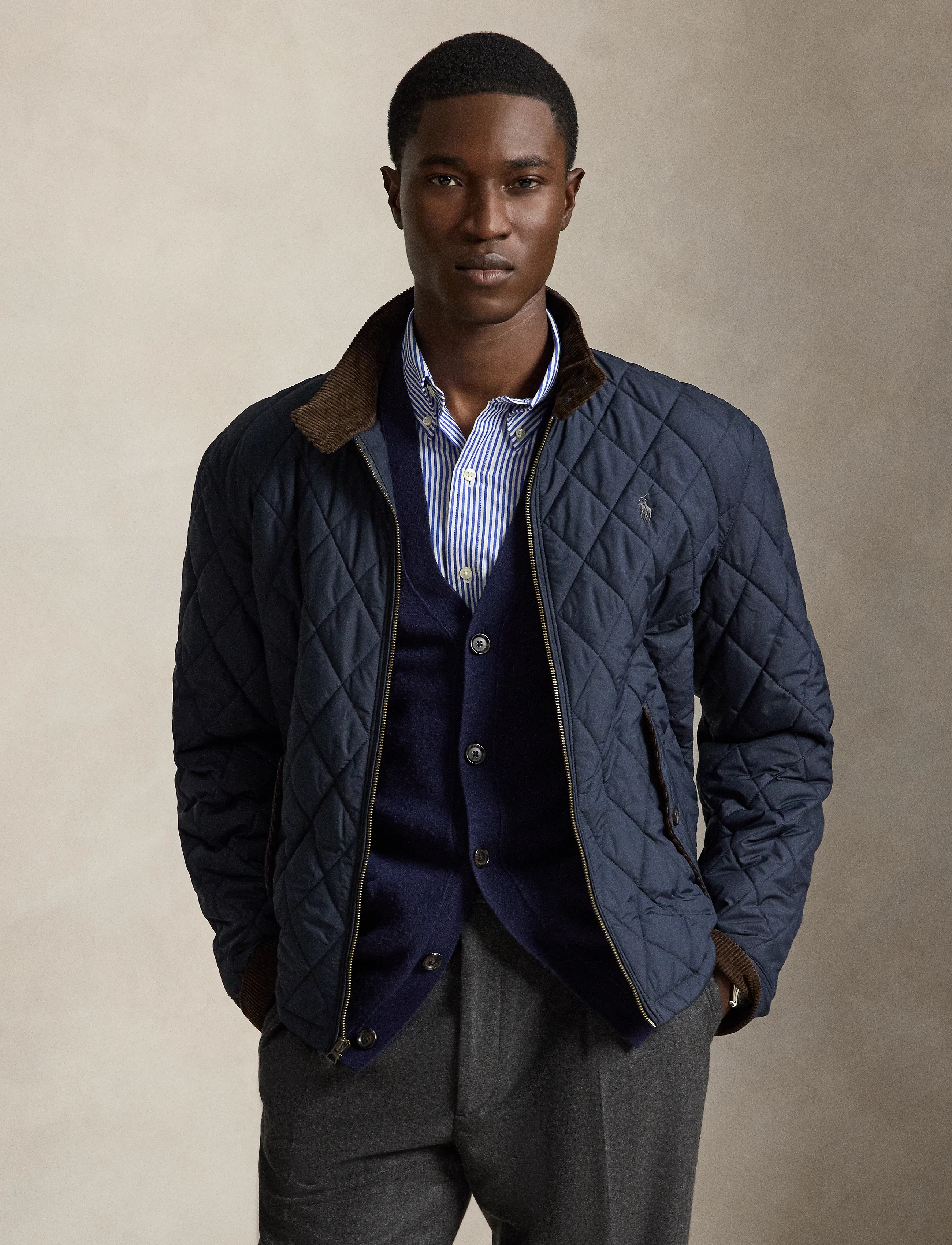 Polo Ralph Lauren - The Beaton Quilted Jacket - college navy/char - 3