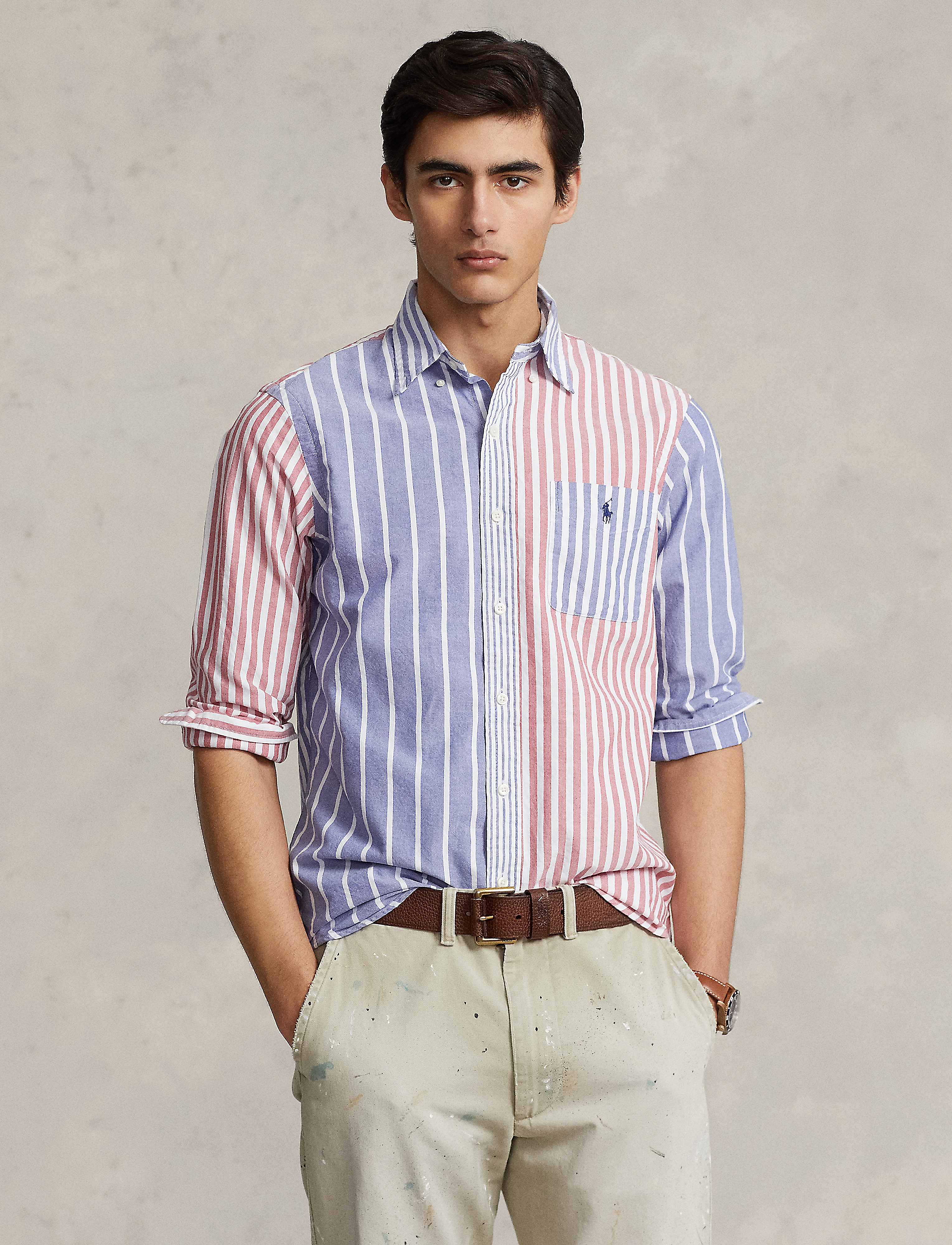 Polo Ralph Lauren - CLASSIC OXFORD-CUBDPPPKTS - 6063 rwb funshirt - 2