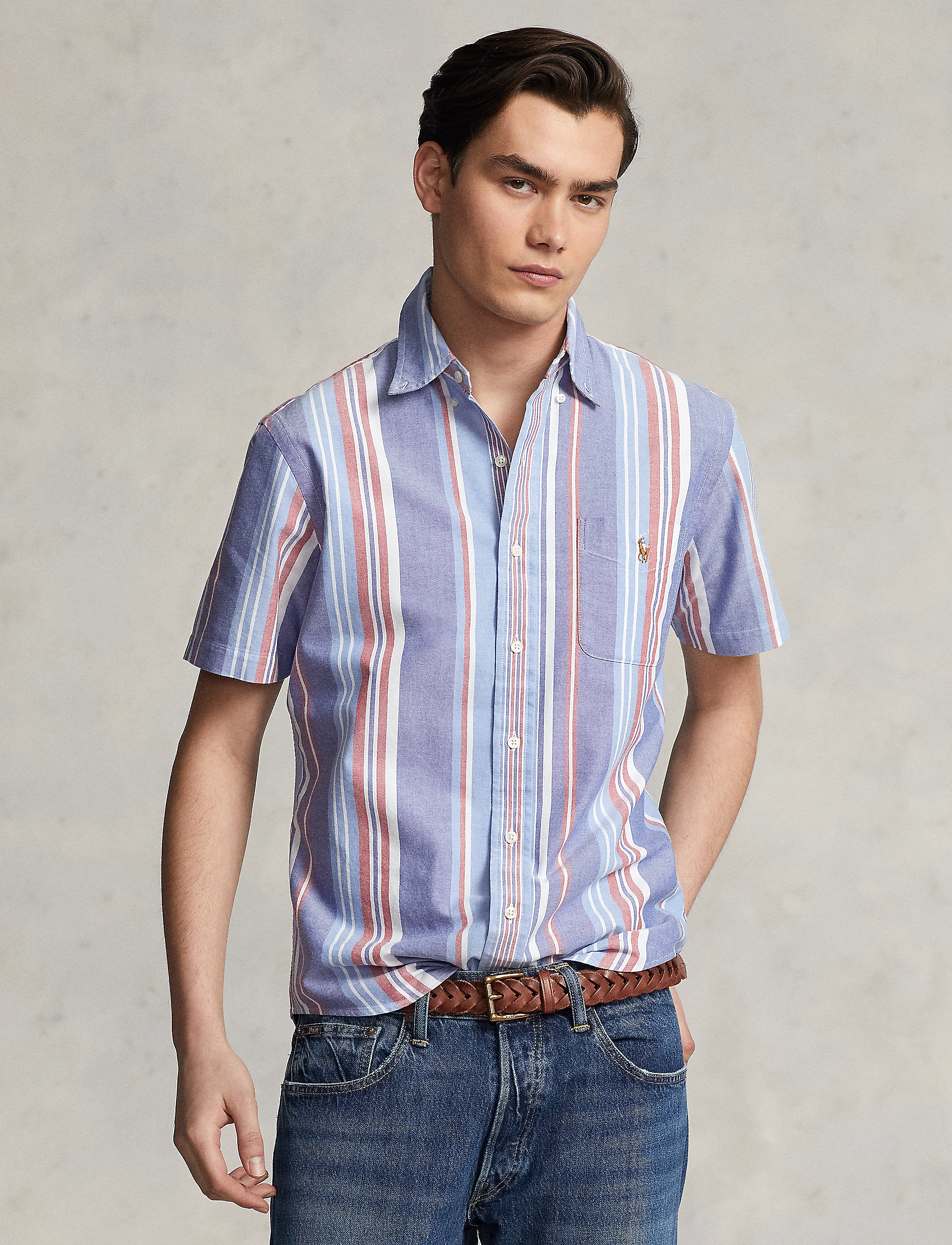 Polo Ralph Lauren - CLASSIC OXFORD-CUBDPPPKTSS - 6056 navy/white m - 2