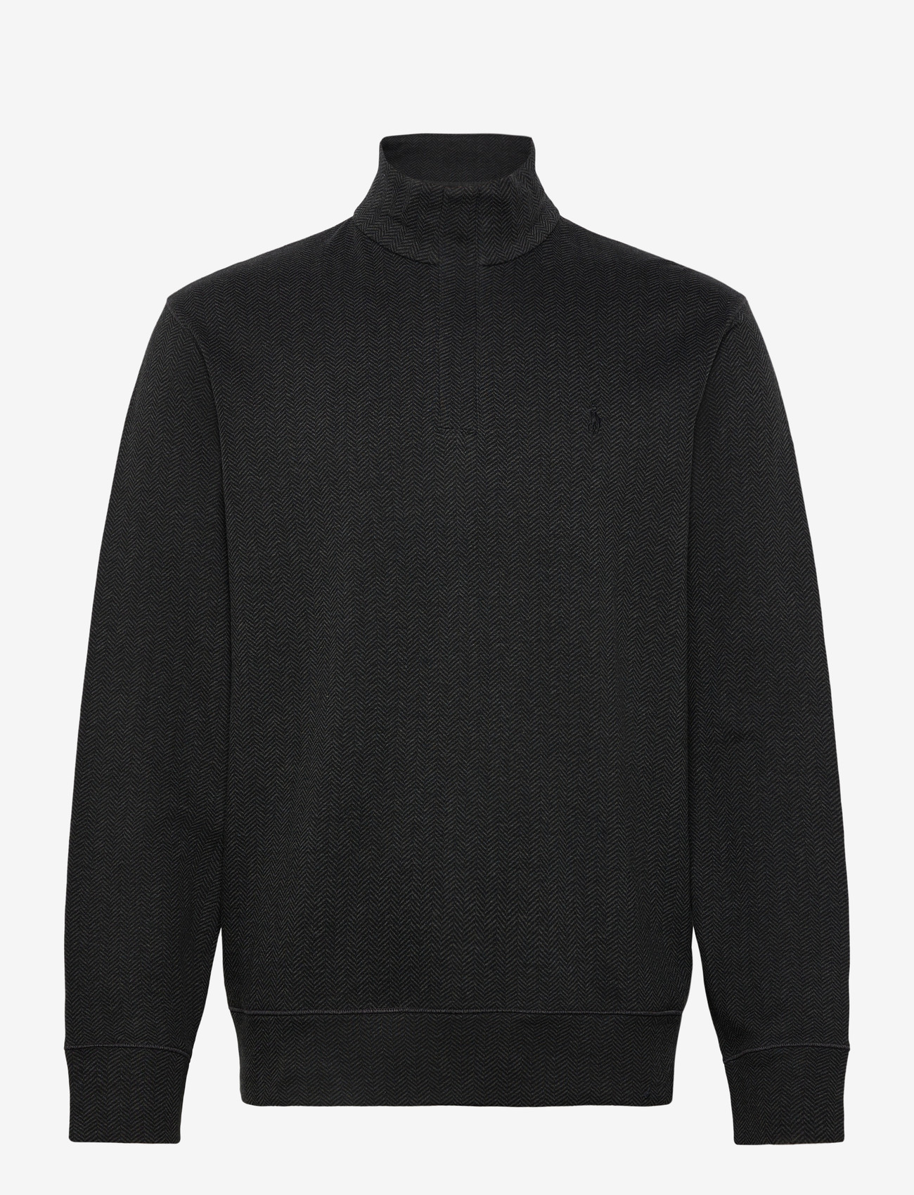 Polo Ralph Lauren - Luxury Jersey Quarter-Zip Pullover - half zip-trøjer - windsor htr herri - 0