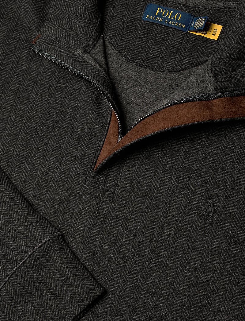 Polo Ralph Lauren - Luxury Jersey Quarter-Zip Pullover - half zip-trøjer - windsor htr herri - 2