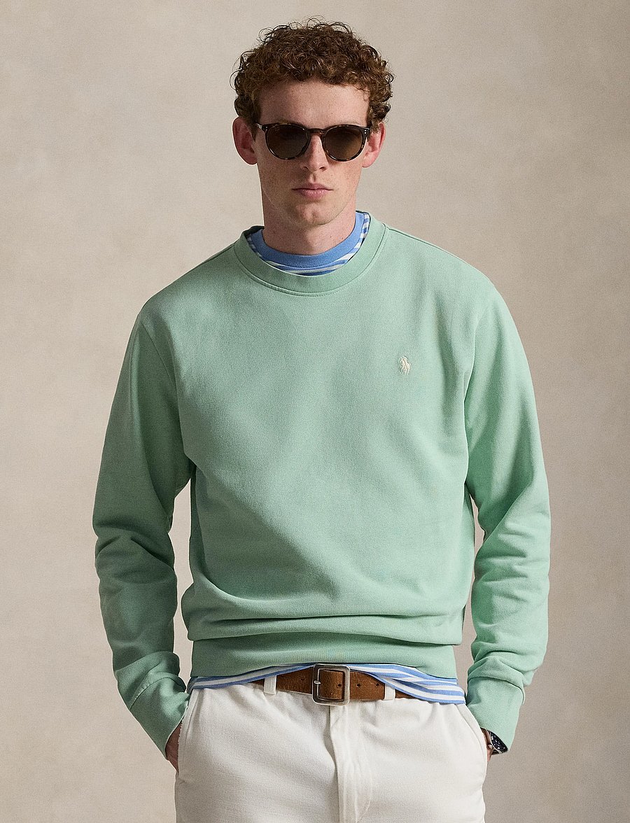 Polo Ralph Lauren - Loopback Fleece Sweatshirt - shoppa efter tillfälle - celadon - 0