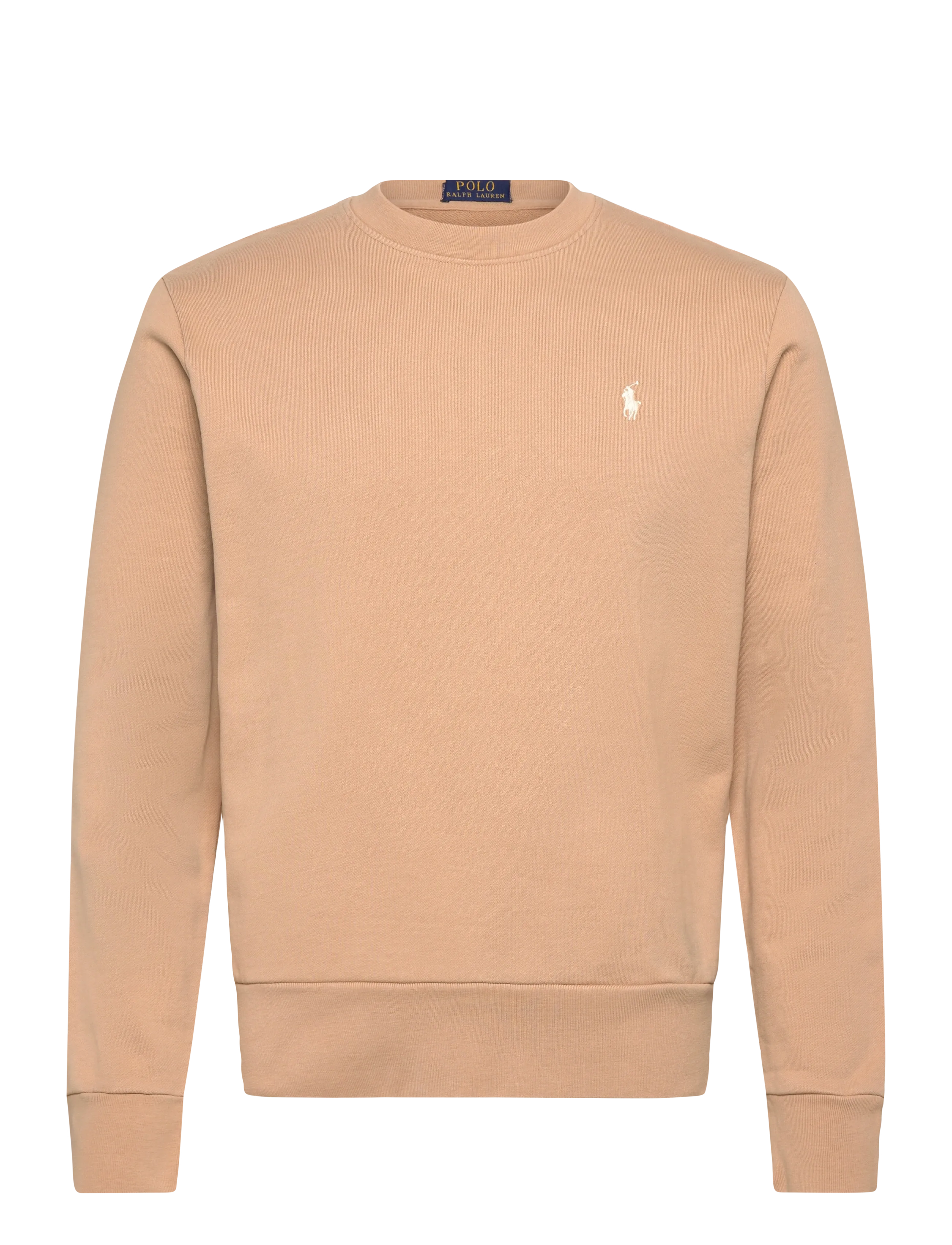 Polo Ralph Lauren LOOPBACK TERRY-LSL-SWS - Bluzy - CLASSIC CAMEL / beige