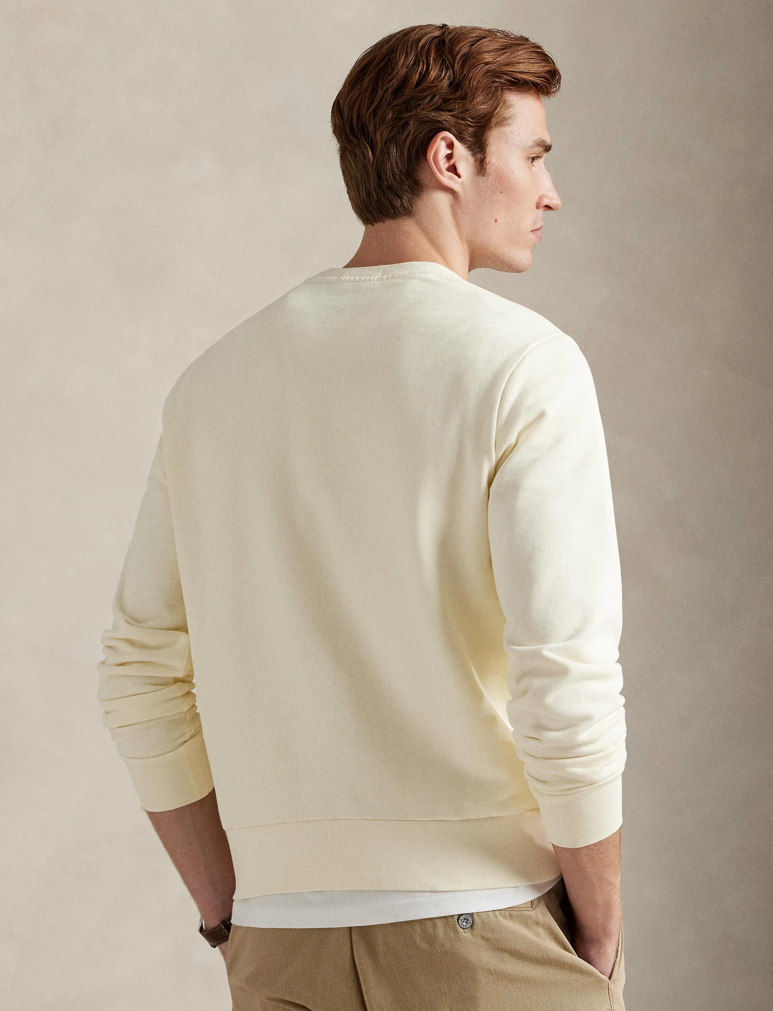 Polo Ralph Lauren - Loopback Fleece Sweatshirt - osta olukorra järgi - clubhouse cream - 3