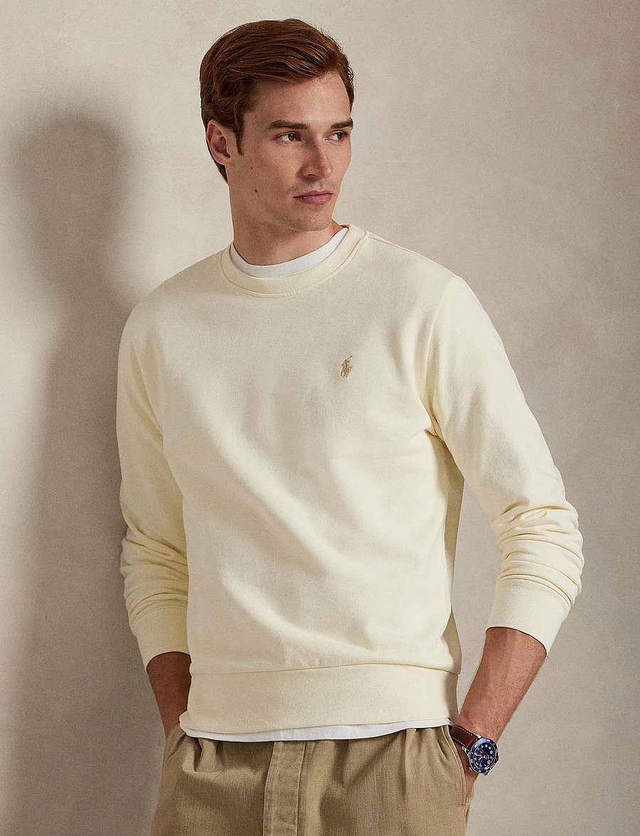 Polo Ralph Lauren - LOOPBACK TERRY-LSL-SWS - sweatshirts - clubhouse cream - 4