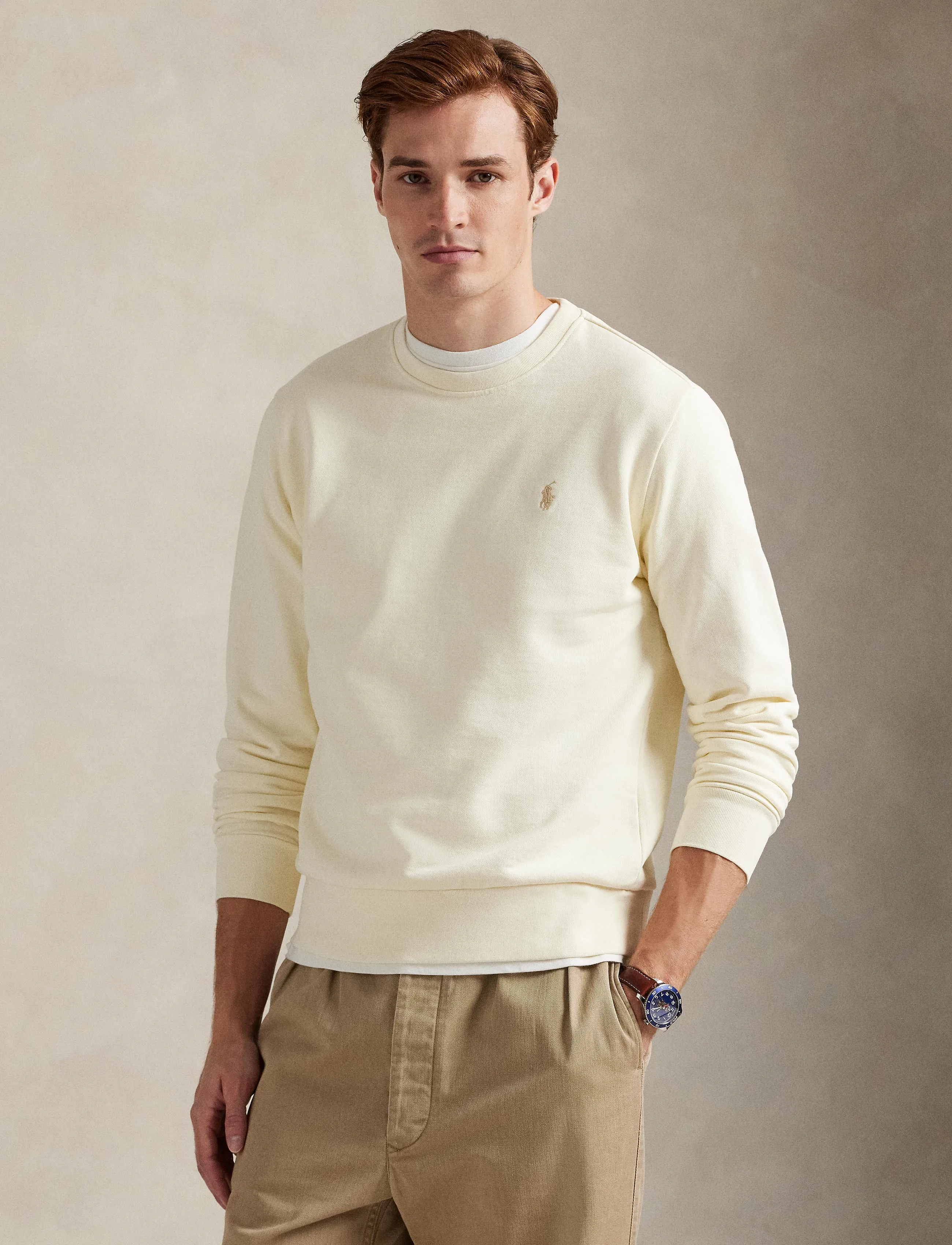 Polo Ralph Lauren Loopback Terry-Lsl-Sws fleecetröja herr – bild 9