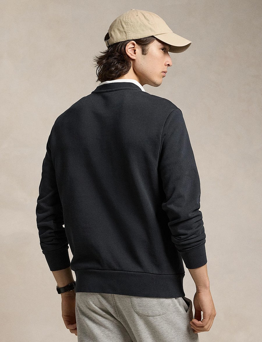 Polo Ralph Lauren - LOOPBACK TERRY-LSL-SWS - shop by occasion - polo black - 2