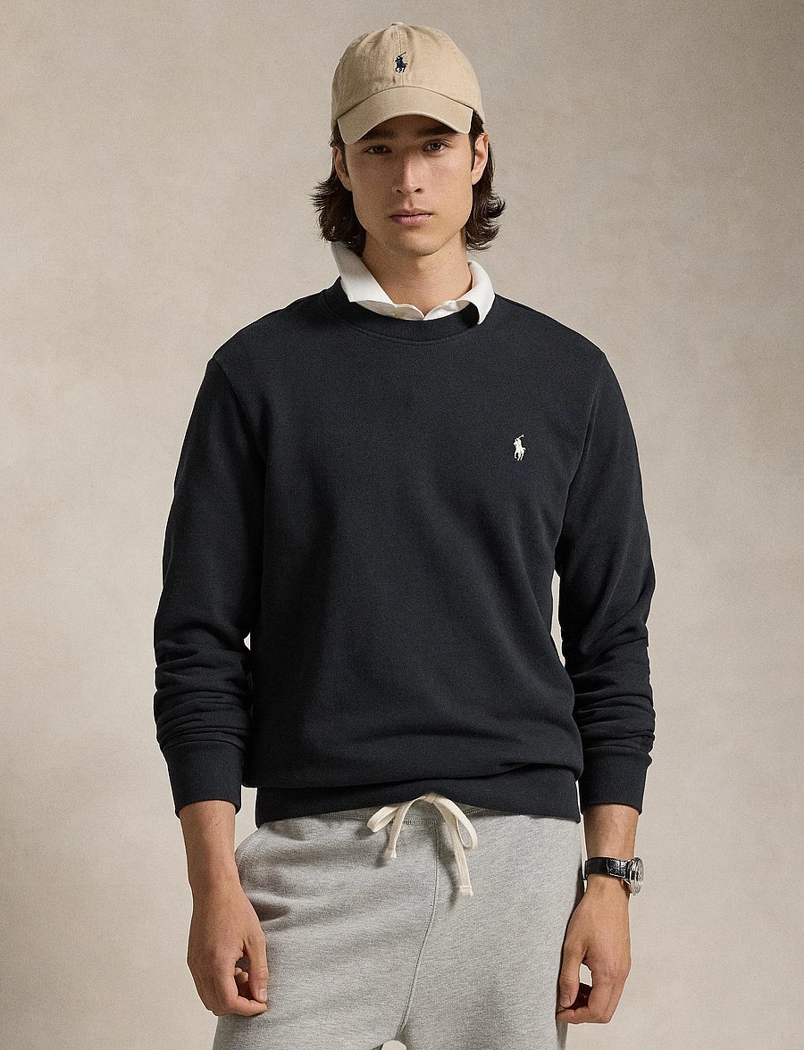 Polo Ralph Lauren - LOOPBACK TERRY-LSL-SWS - shop by occasion - polo black - 3