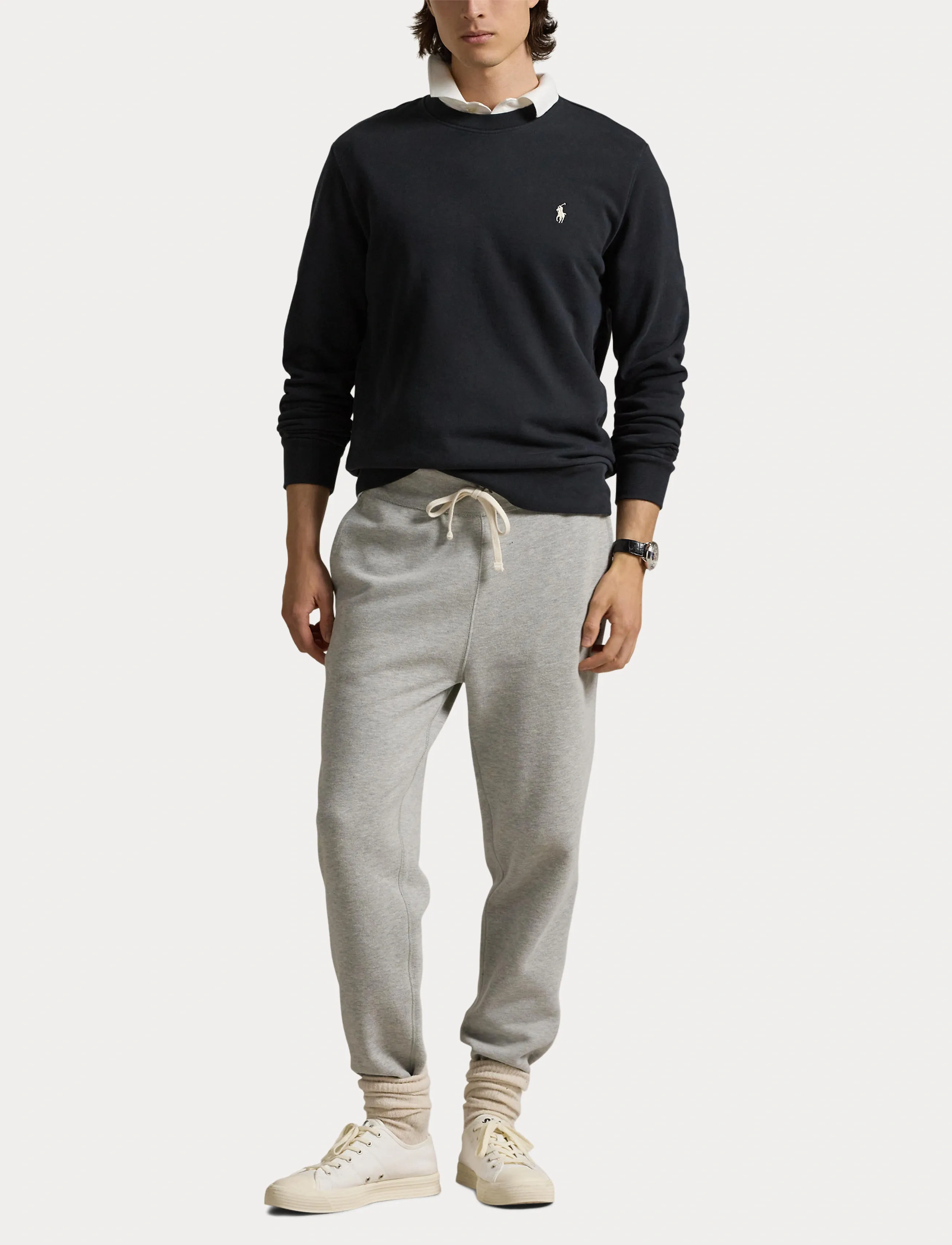 Polo Ralph Lauren - LOOPBACK TERRY-LSL-SWS - sweatshirts - polo black - 4