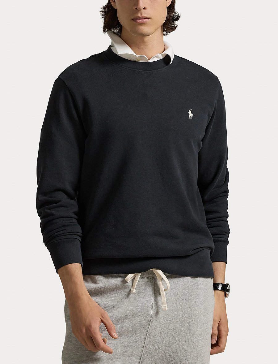 Polo Ralph Lauren - LOOPBACK TERRY-LSL-SWS - shop by occasion - polo black - 5
