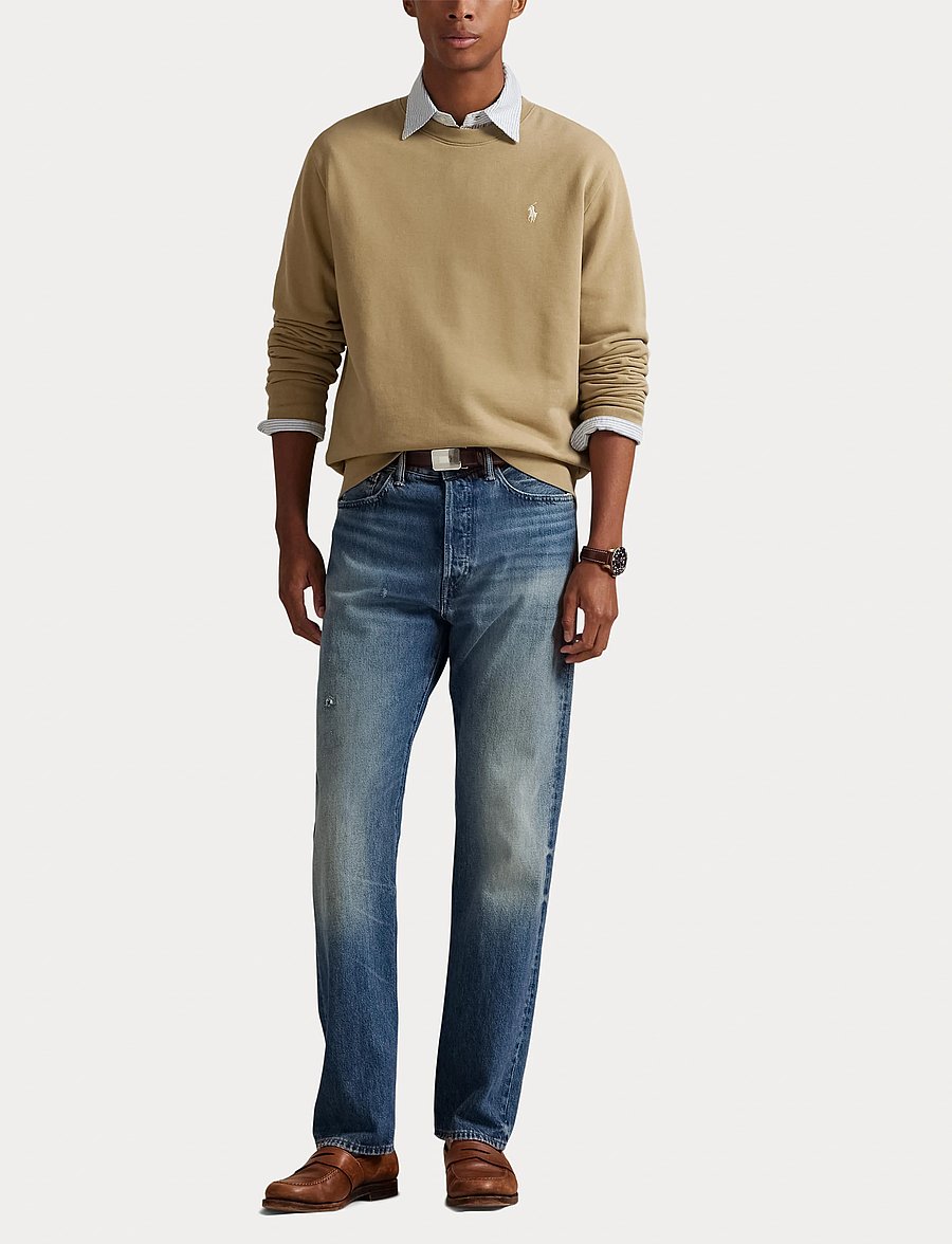 Polo Ralph Lauren - LOOPBACK TERRY-LSL-SWS - shop by occasion - rl khaki - 4