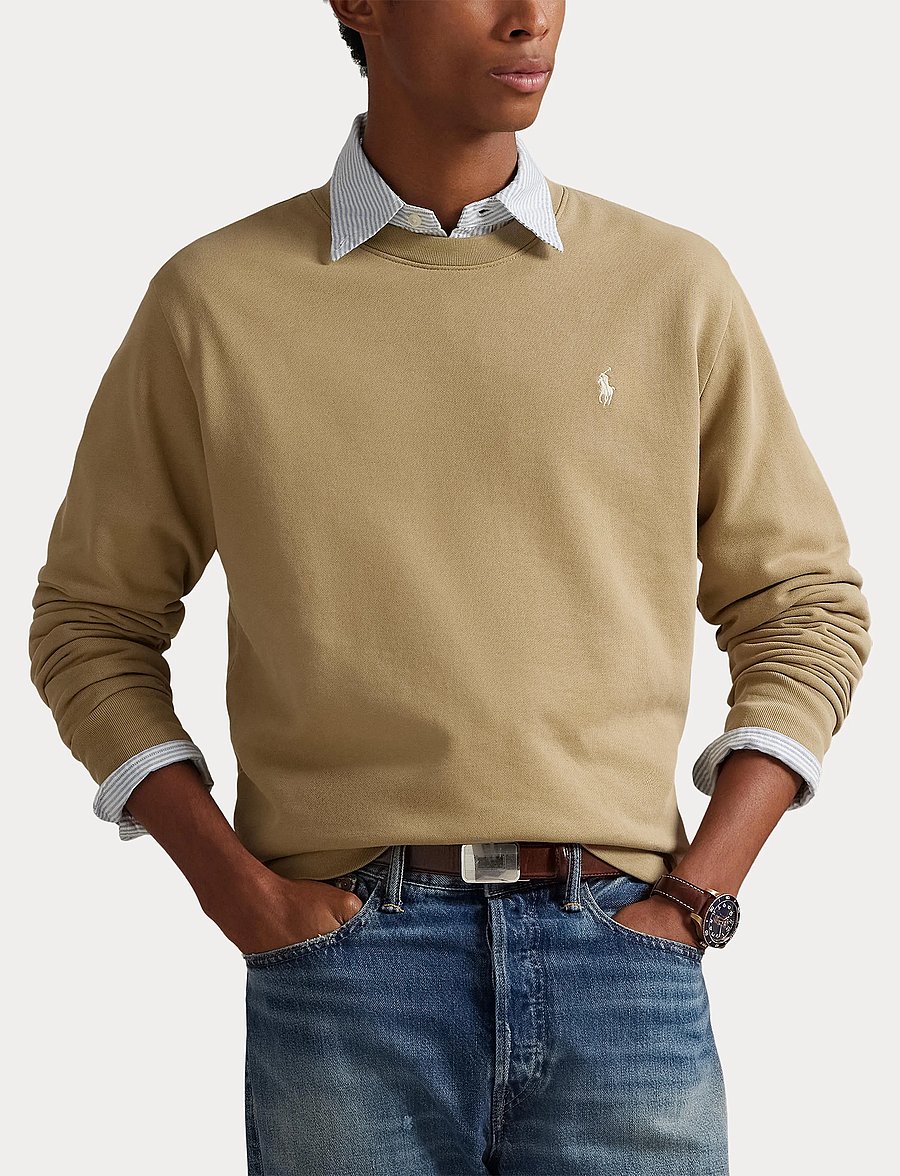 Polo Ralph Lauren - LOOPBACK TERRY-LSL-SWS - shop by occasion - rl khaki - 5