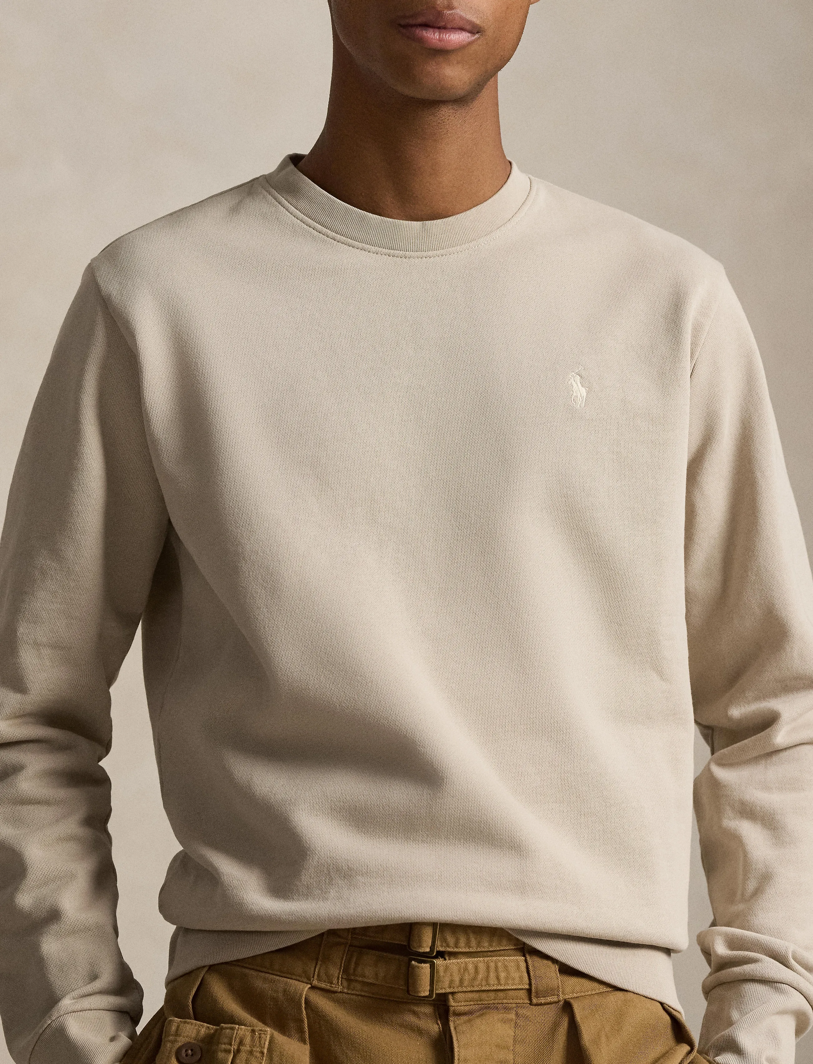 Polo Ralph Lauren - LOOPBACK TERRY-LSL-SWS - swetry - stoneware grey - 4