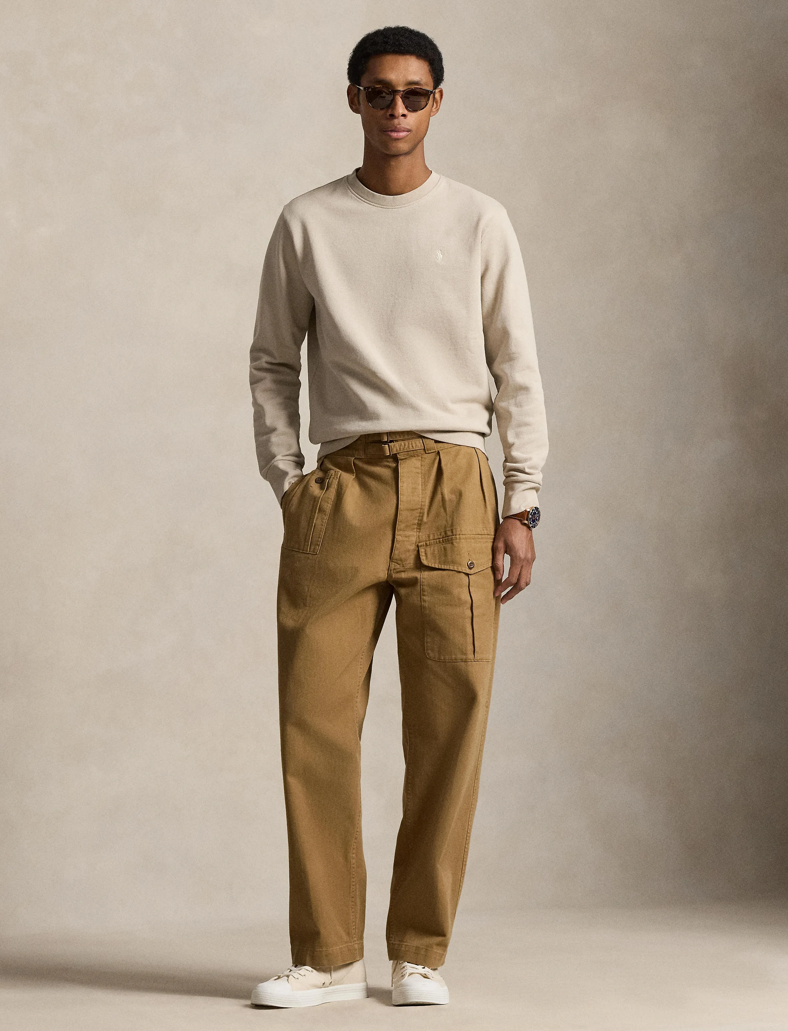 Polo Ralph Lauren - LOOPBACK TERRY-LSL-SWS - swetry - stoneware grey - 5