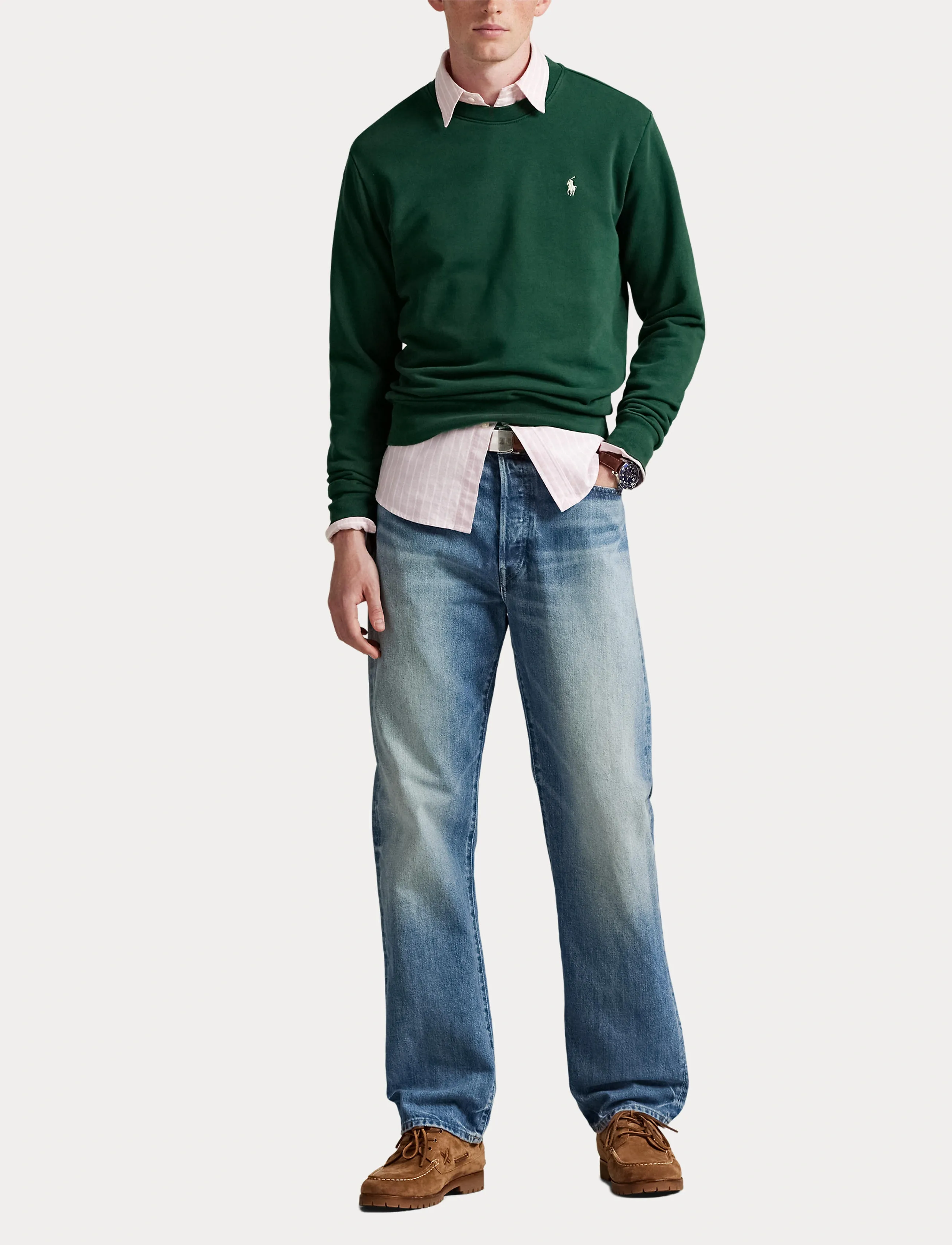 Polo Ralph Lauren - LOOPBACK TERRY-LSL-SWS - osta olukorra järgi - vintage pine - 4