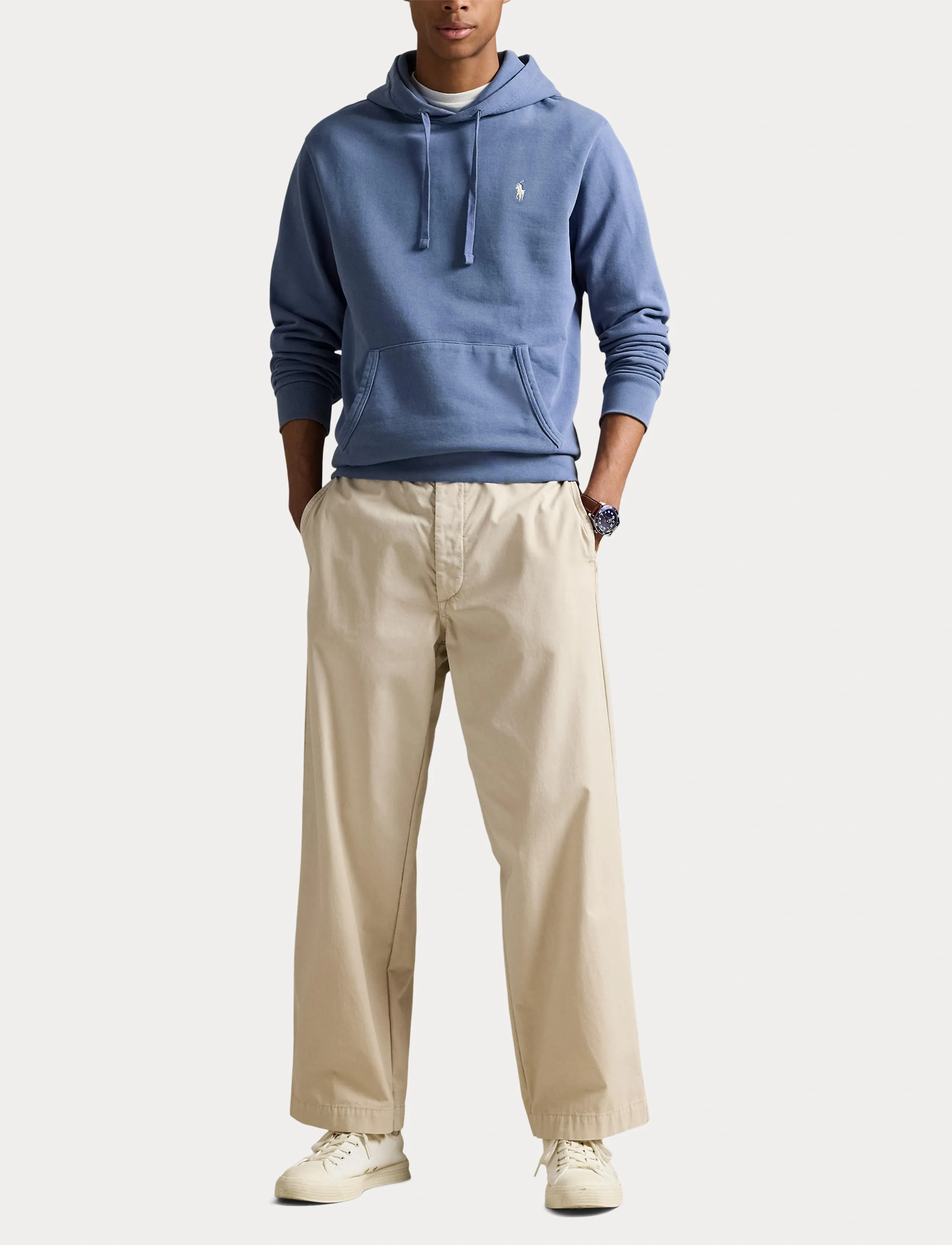 Polo Ralph Lauren - Loopback Fleece Hoodie - sweatshirts - capri blue - 4