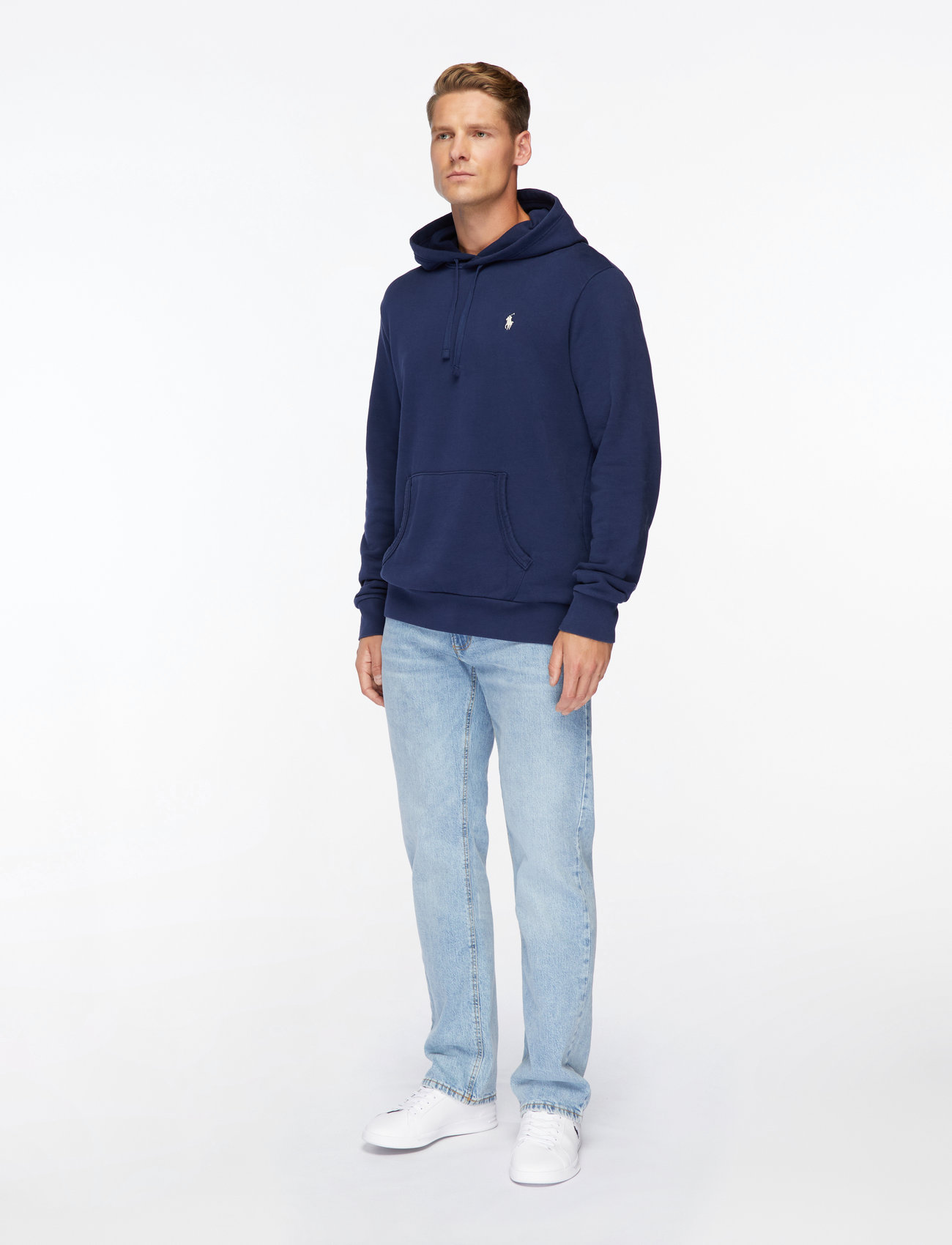 Polo Ralph Lauren - Loopback Fleece Hoodie - hupparit - cruise navy - 4