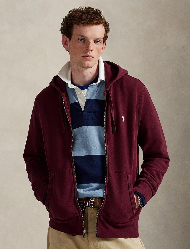 Polo Ralph Lauren - LOOPBACK TERRY-LSL-SWS - hoodies - classic wine - 3