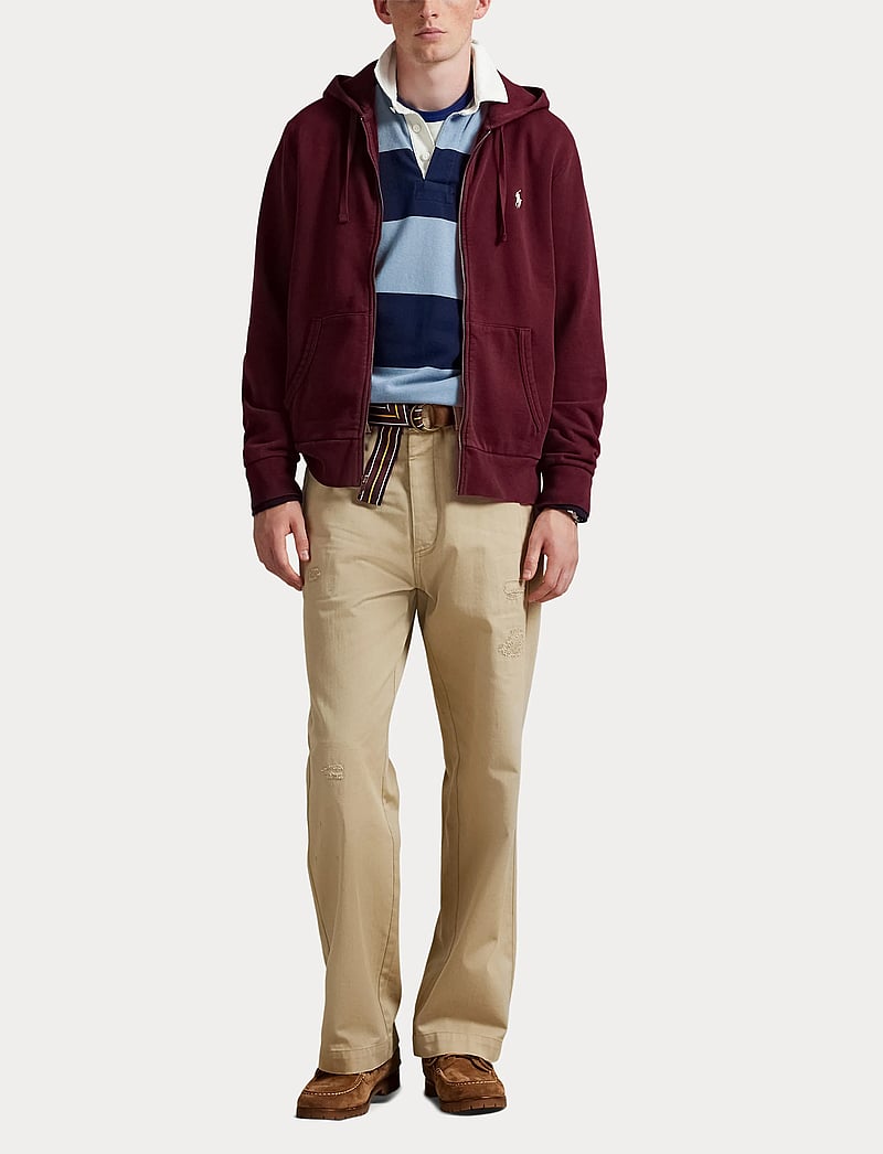 Polo Ralph Lauren - LOOPBACK TERRY-LSL-SWS - hoodies - classic wine - 4