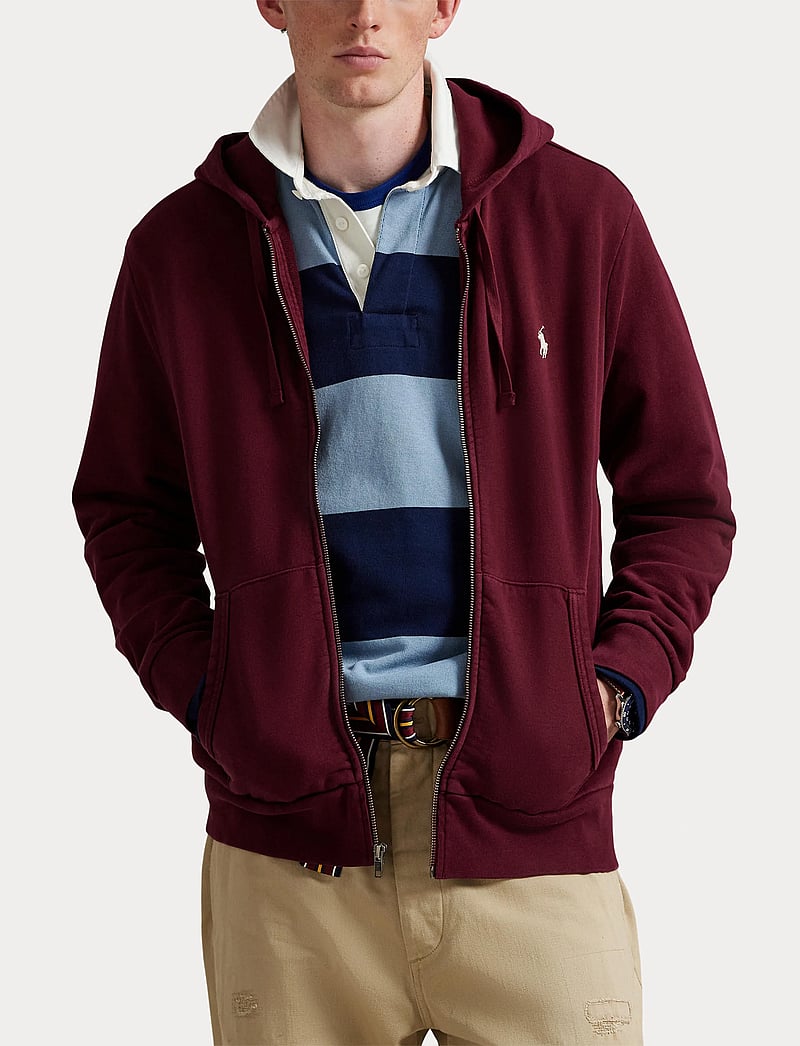 Polo Ralph Lauren - LOOPBACK TERRY-LSL-SWS - hoodies - classic wine - 5