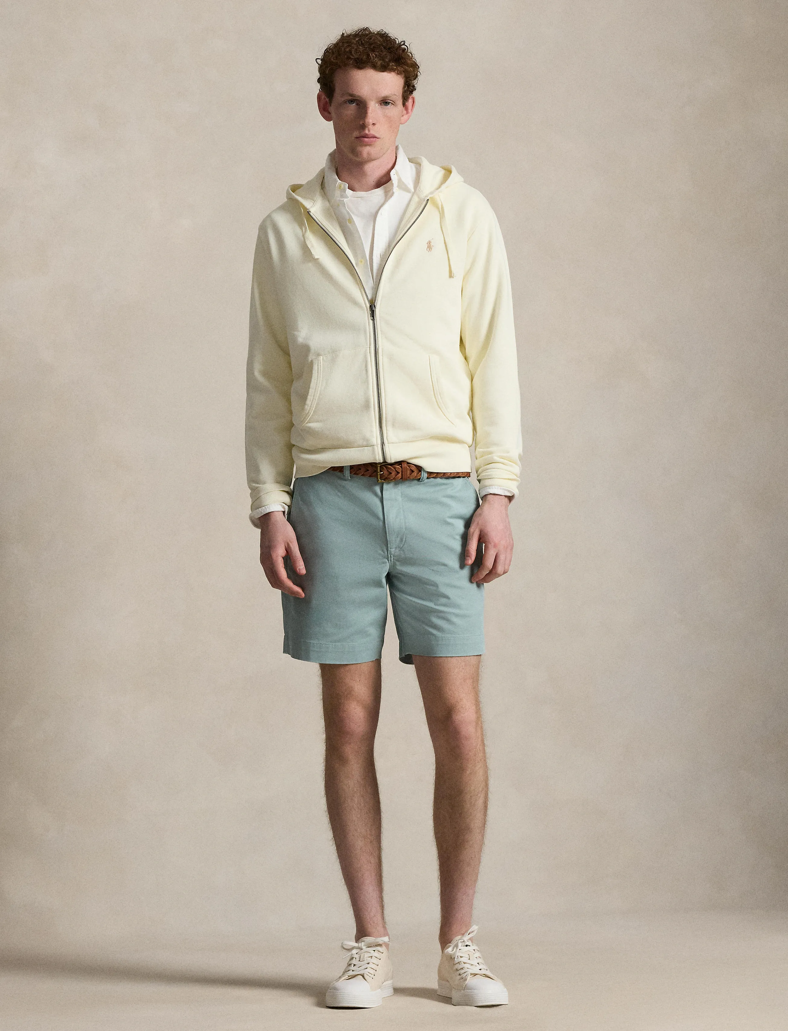 Polo Ralph Lauren Loopback Fleece Full-Zip Hoodie, XXL, Yellow, Sweatshirts & Hættetrøjer > Hættetrøjer, Herre
