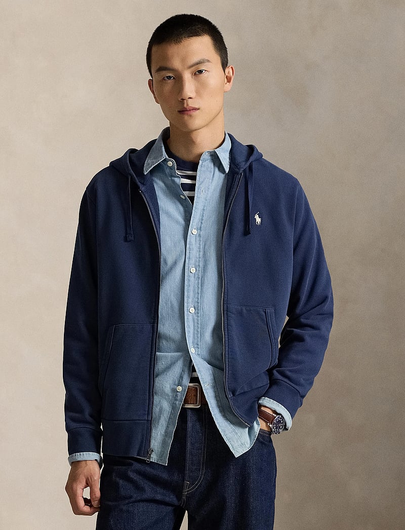 Polo Ralph Lauren - Loopback Fleece Full-Zip Hoodie - hoodies - cruise navy - 3