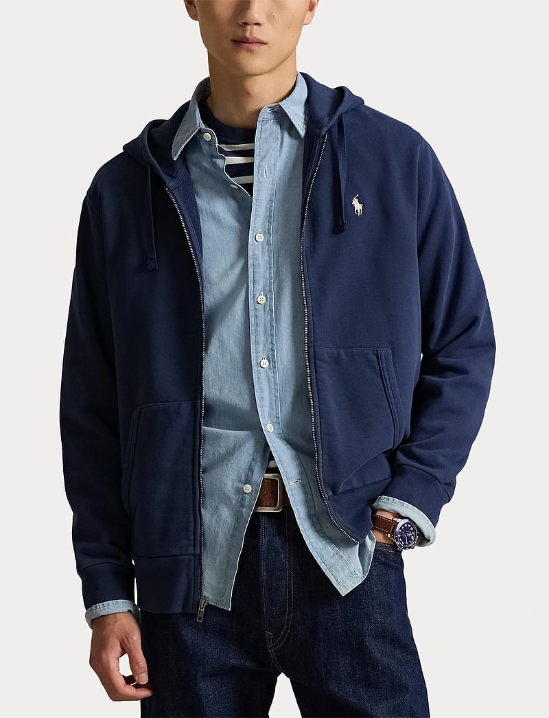 Polo Ralph Lauren - Loopback Fleece Full-Zip Hoodie - hoodies - cruise navy - 5
