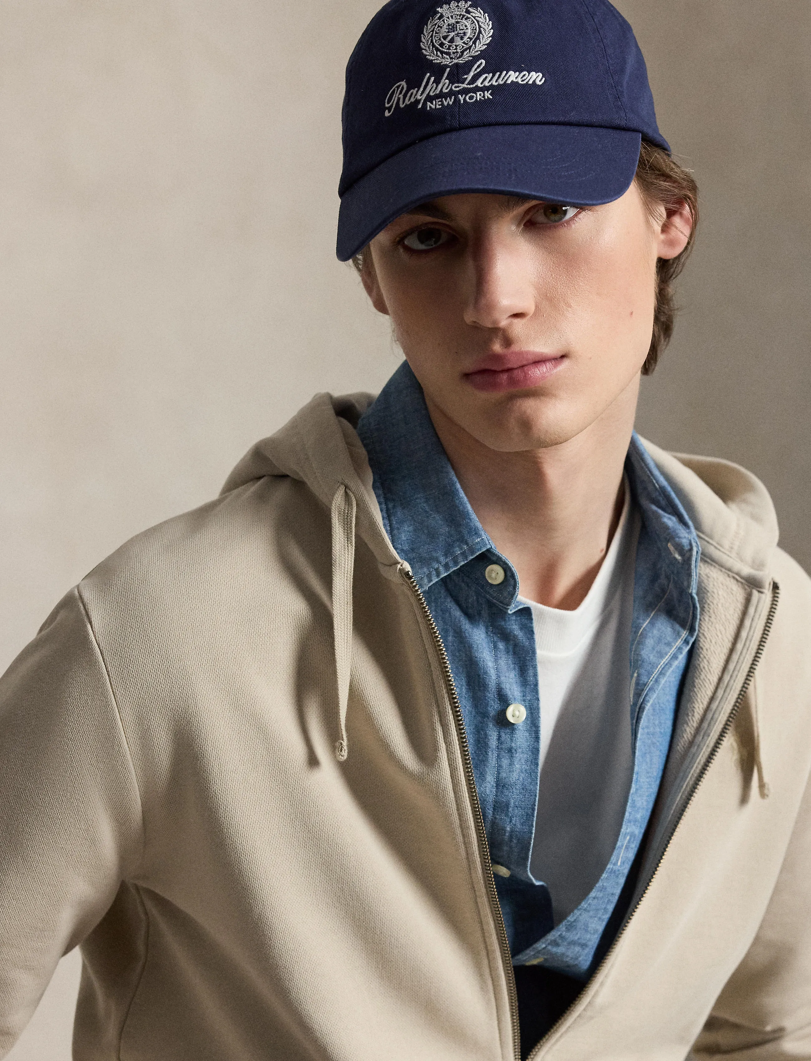 Polo Ralph Lauren - Loopback Fleece Full-Zip Hoodie - hættetrøjer - stoneware grey - 4