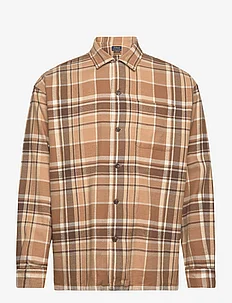 Big Fit Plaid Brushed Flannel Shirt, Polo Ralph Lauren