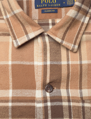 Polo Ralph Lauren - Big Fit Plaid Brushed Flannel Shirt - languoti marškiniai - 6094 khaki/brown - 3