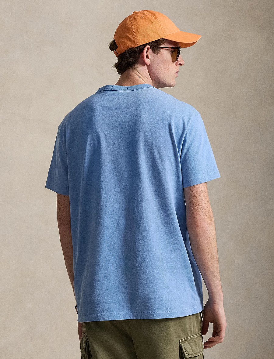 Polo Ralph Lauren - Classic Fit Jersey Crewneck T-Shirt - kurzärmelig - bristol blue - 3
