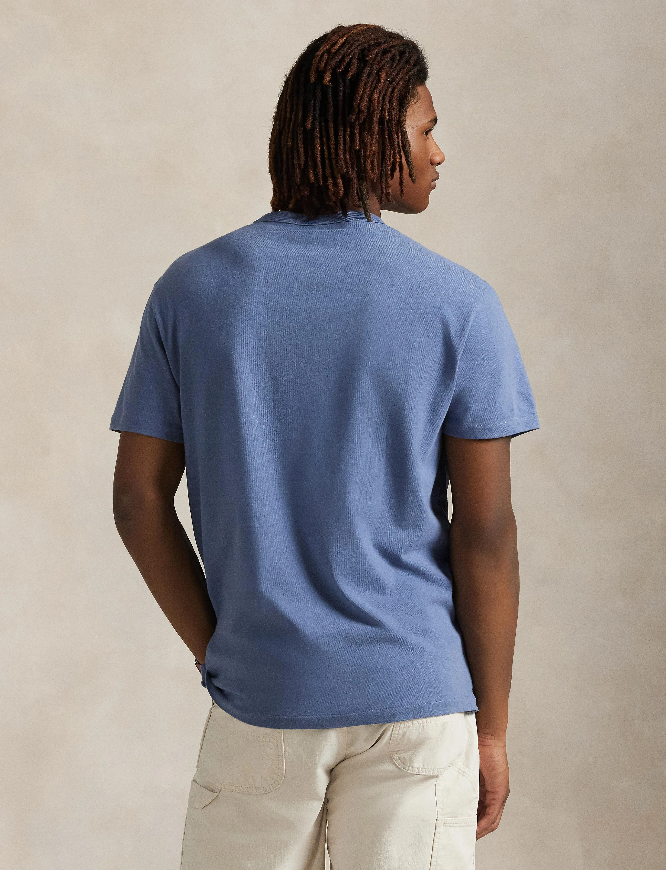 Polo Ralph Lauren - Classic Fit Jersey Crewneck T-Shirt - kortærmede t-shirts - capri blue - 2
